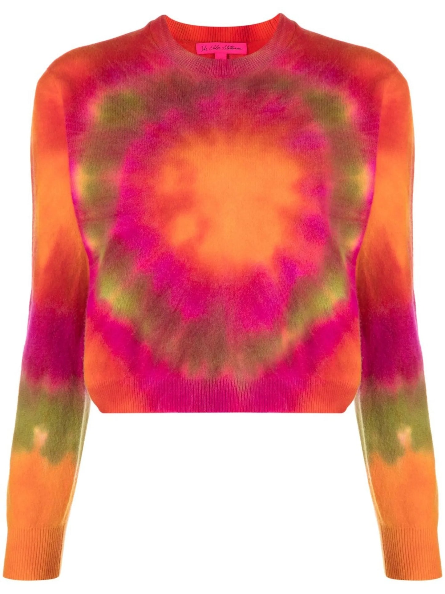 Tunnel tie-dye jumper