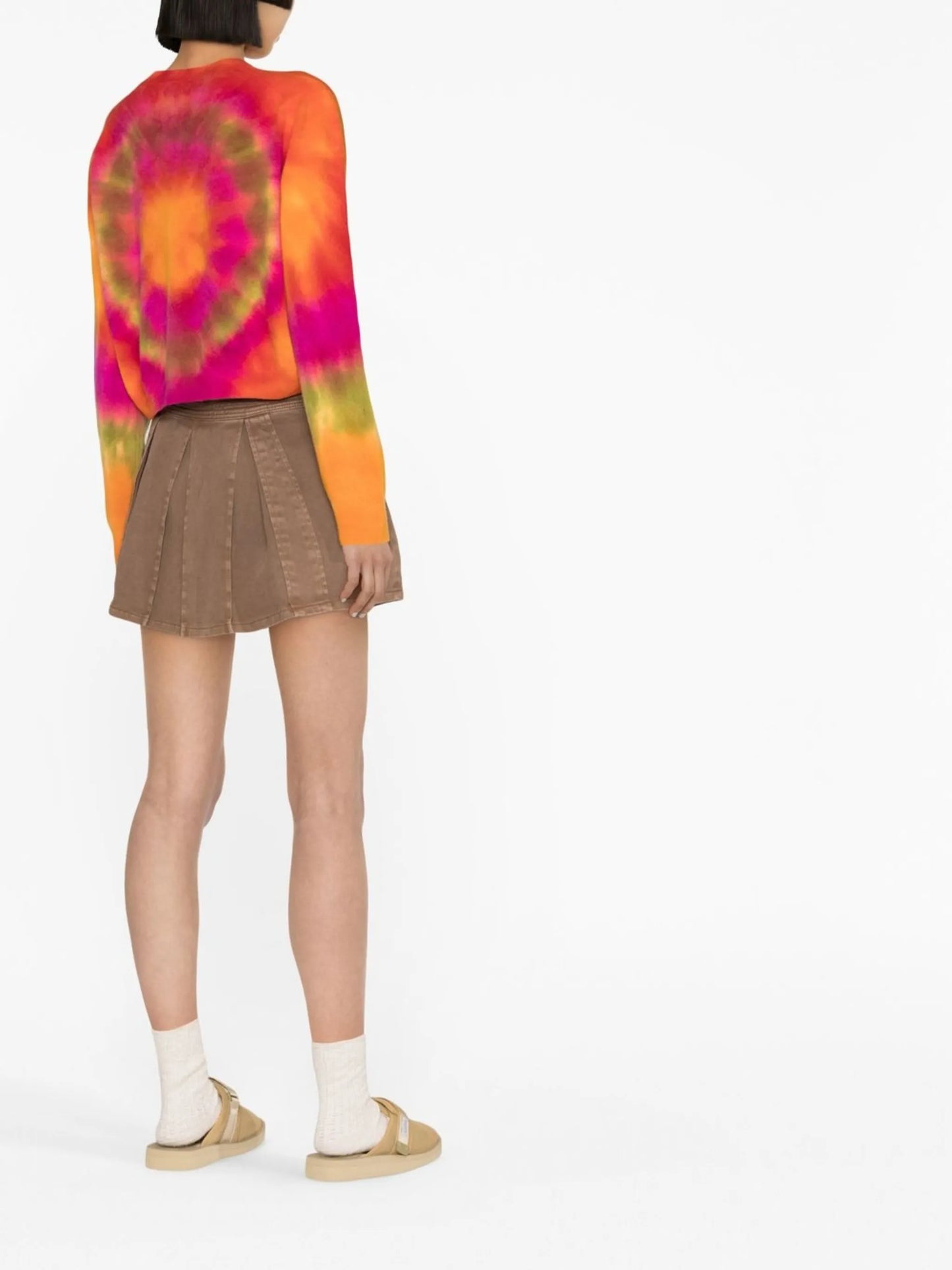 Tunnel tie-dye jumper