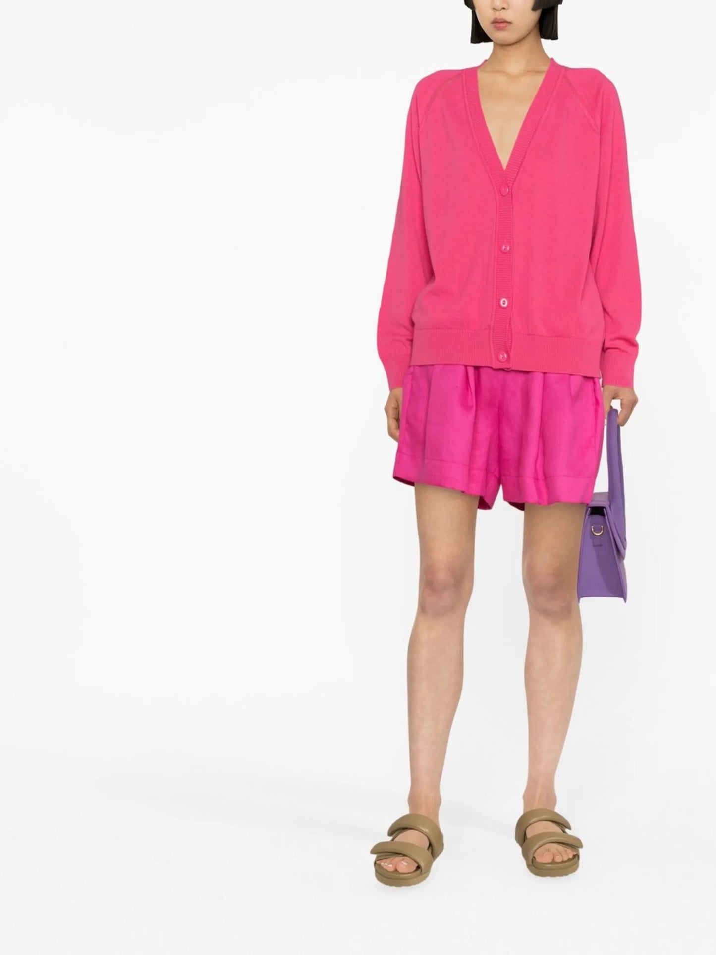 V-neck cashmere cardigan