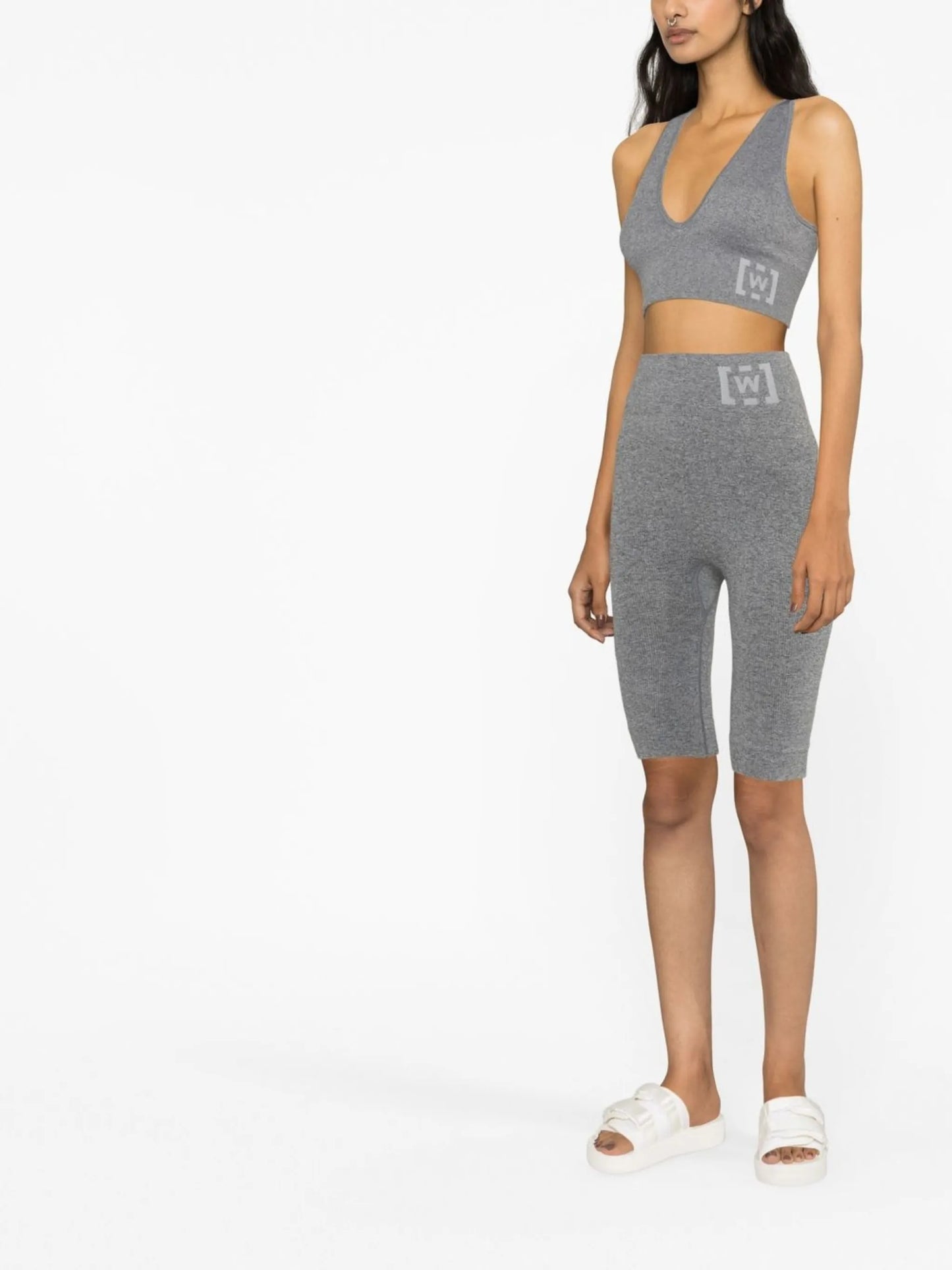 high-waisted cycling shorts