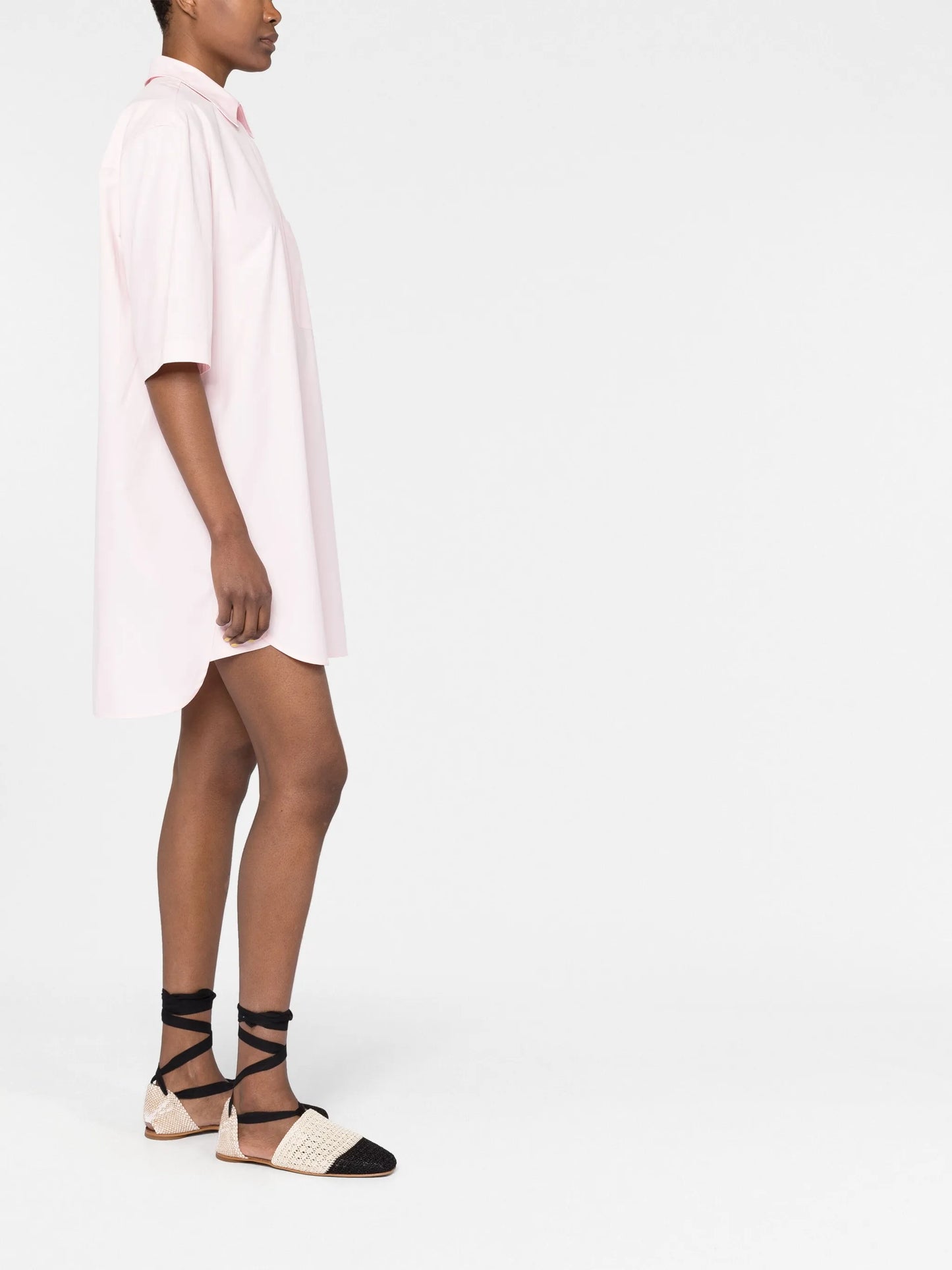 short-sleeve shirt dress