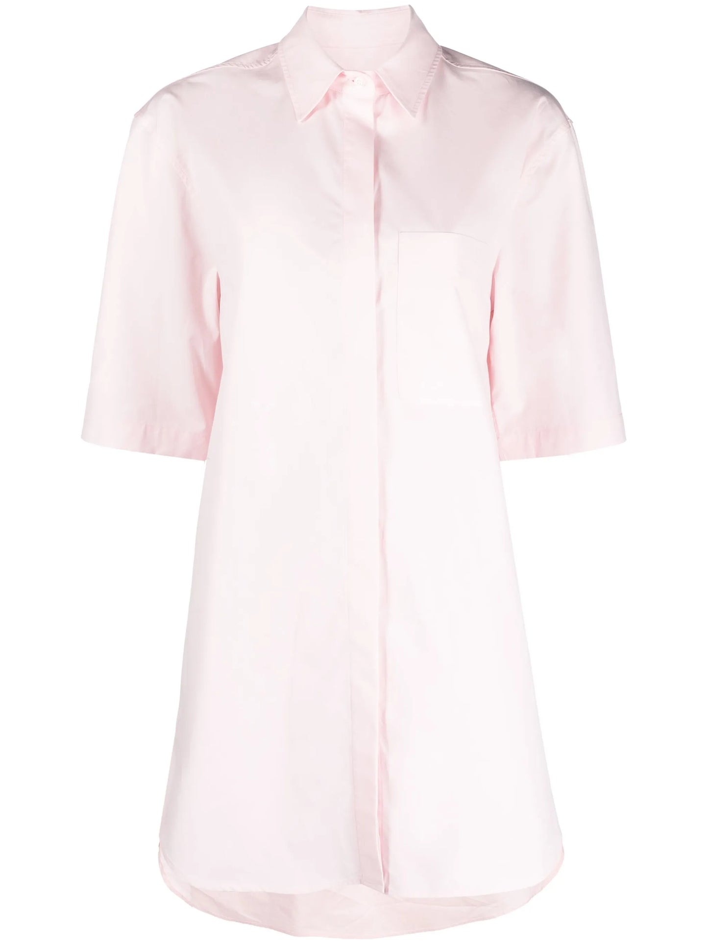 short-sleeve shirt dress