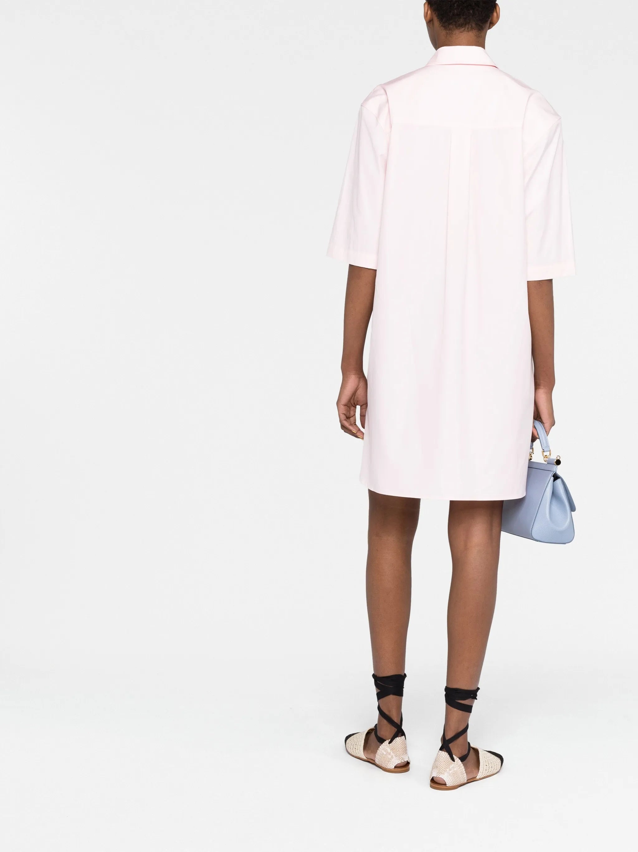 short-sleeve shirt dress