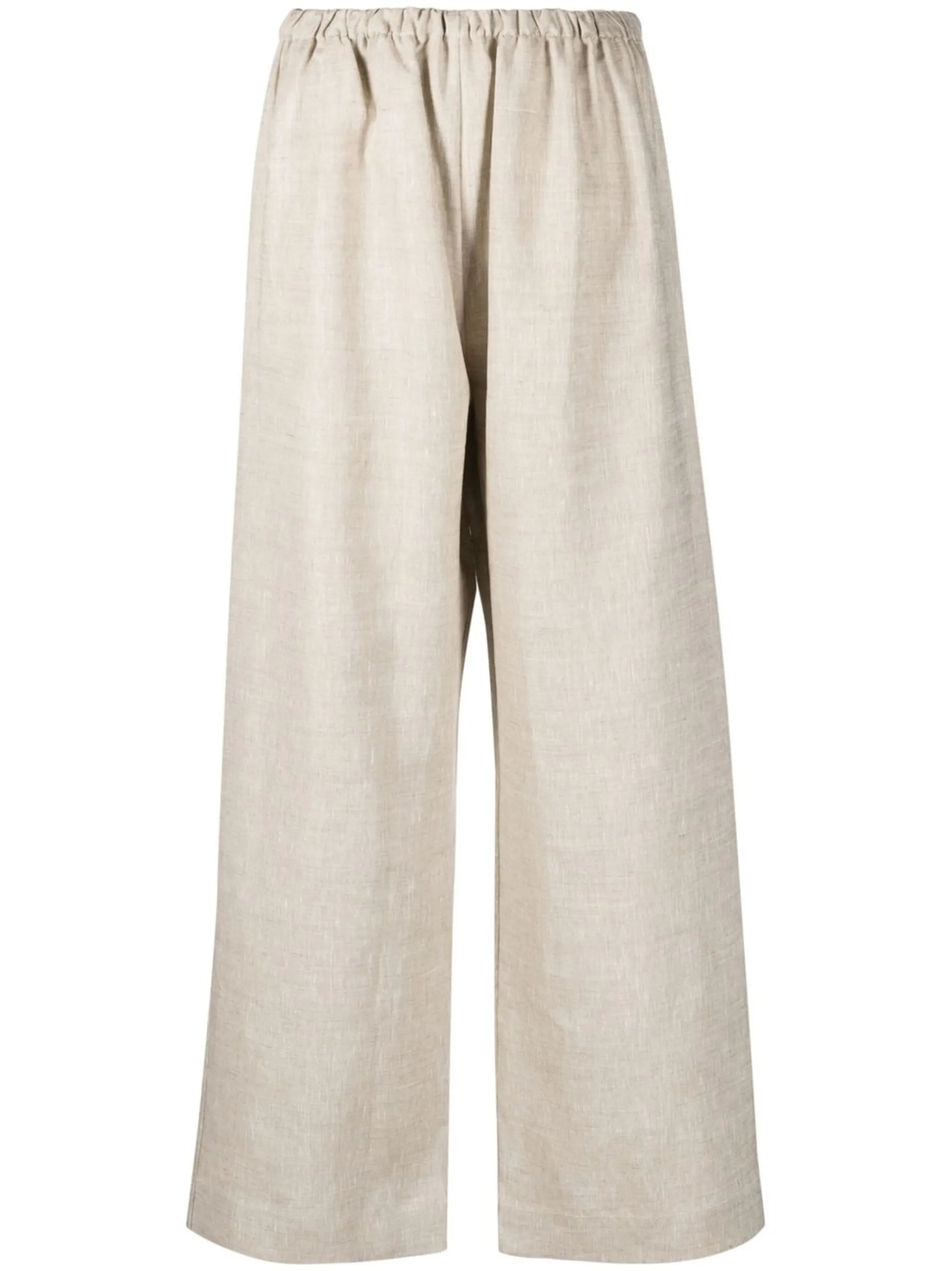 Ole wide-leg linen trousers