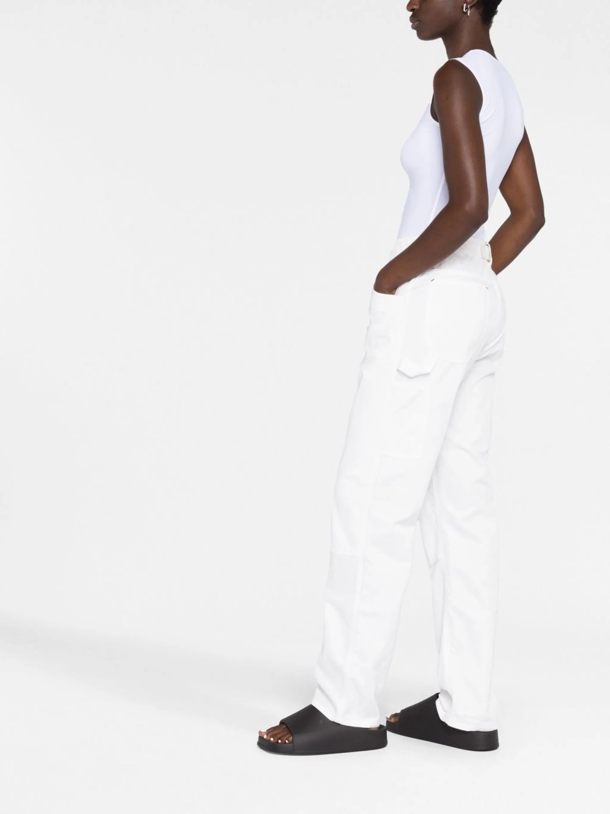 Lenox round-neck sleeveless bodysuit