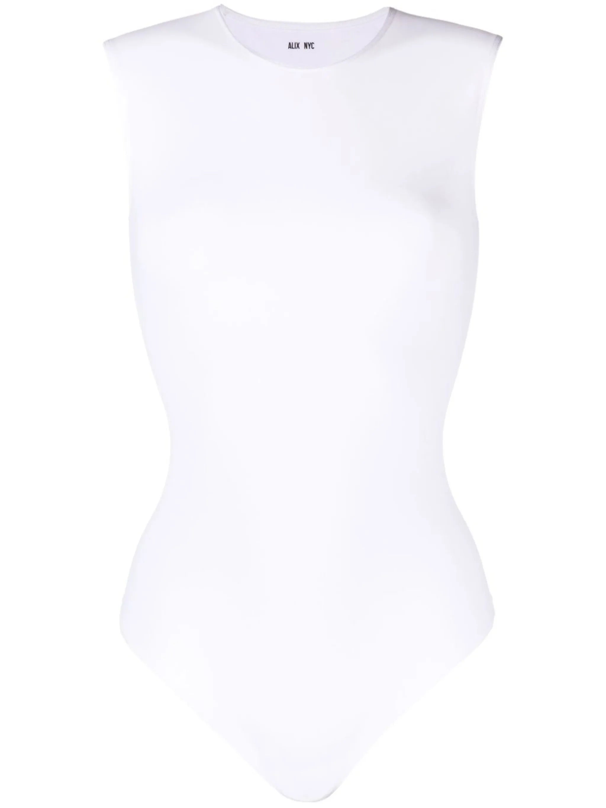 Lenox round-neck sleeveless bodysuit