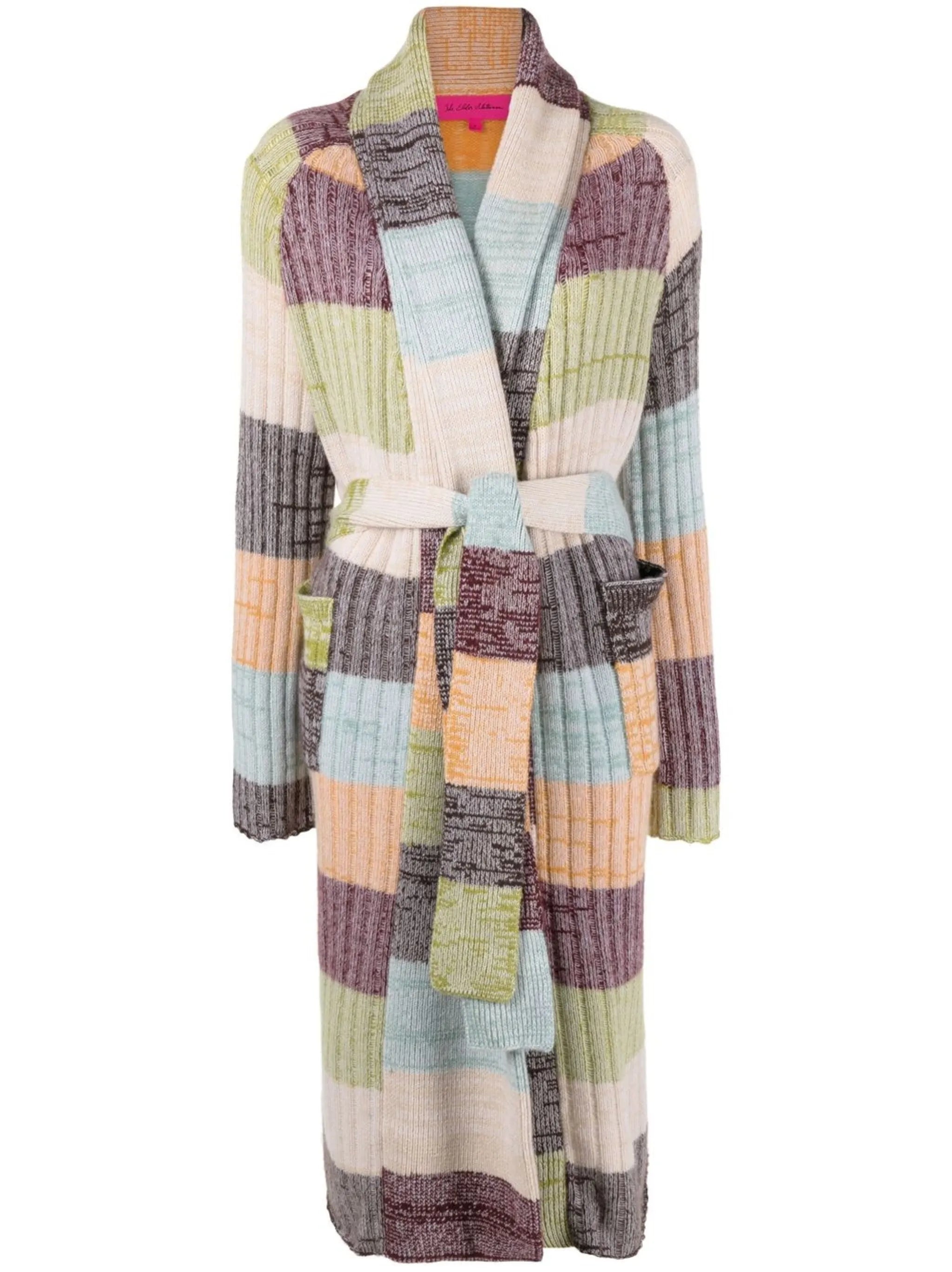 Oasis striped cashmere cardigan