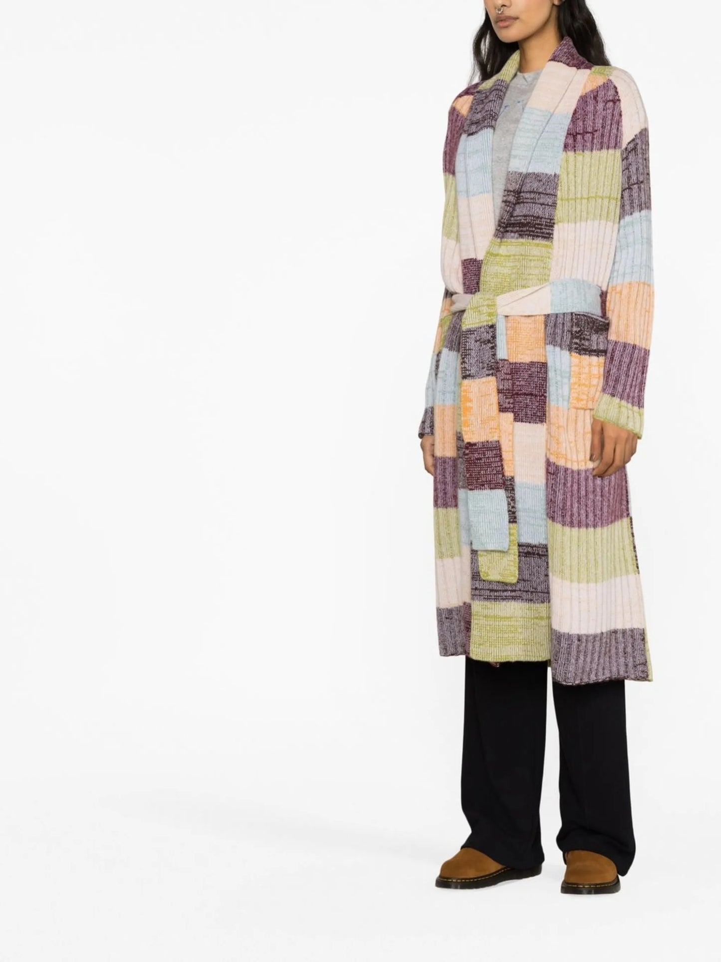 Oasis striped cashmere cardigan