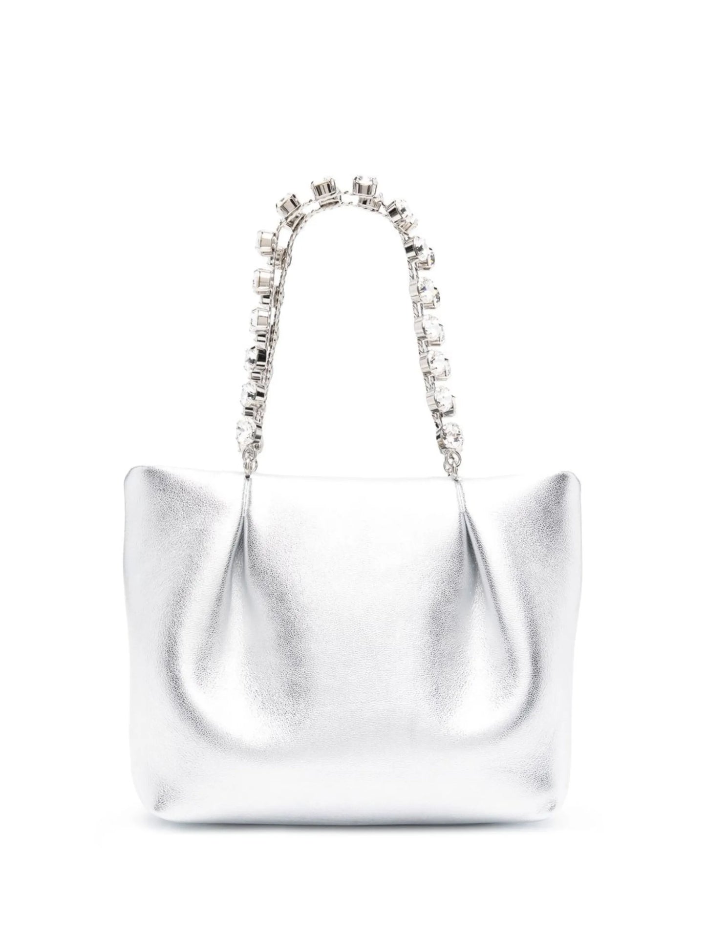 Galactic mini leather tote bag