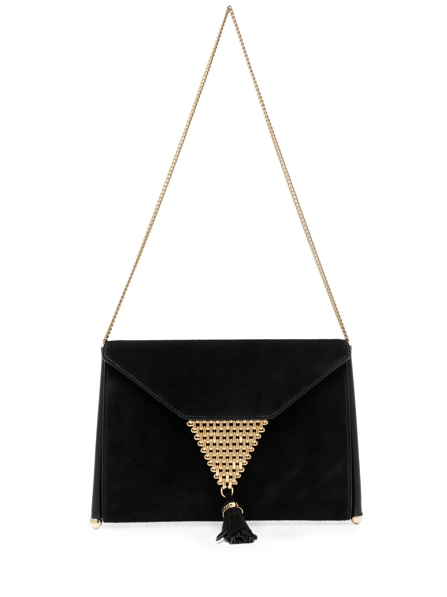 chain-detail envelope clutch