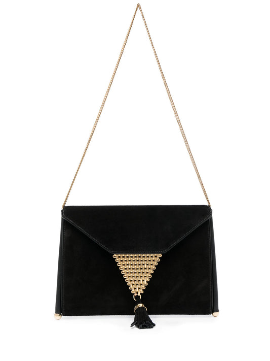 chain-detail envelope clutch