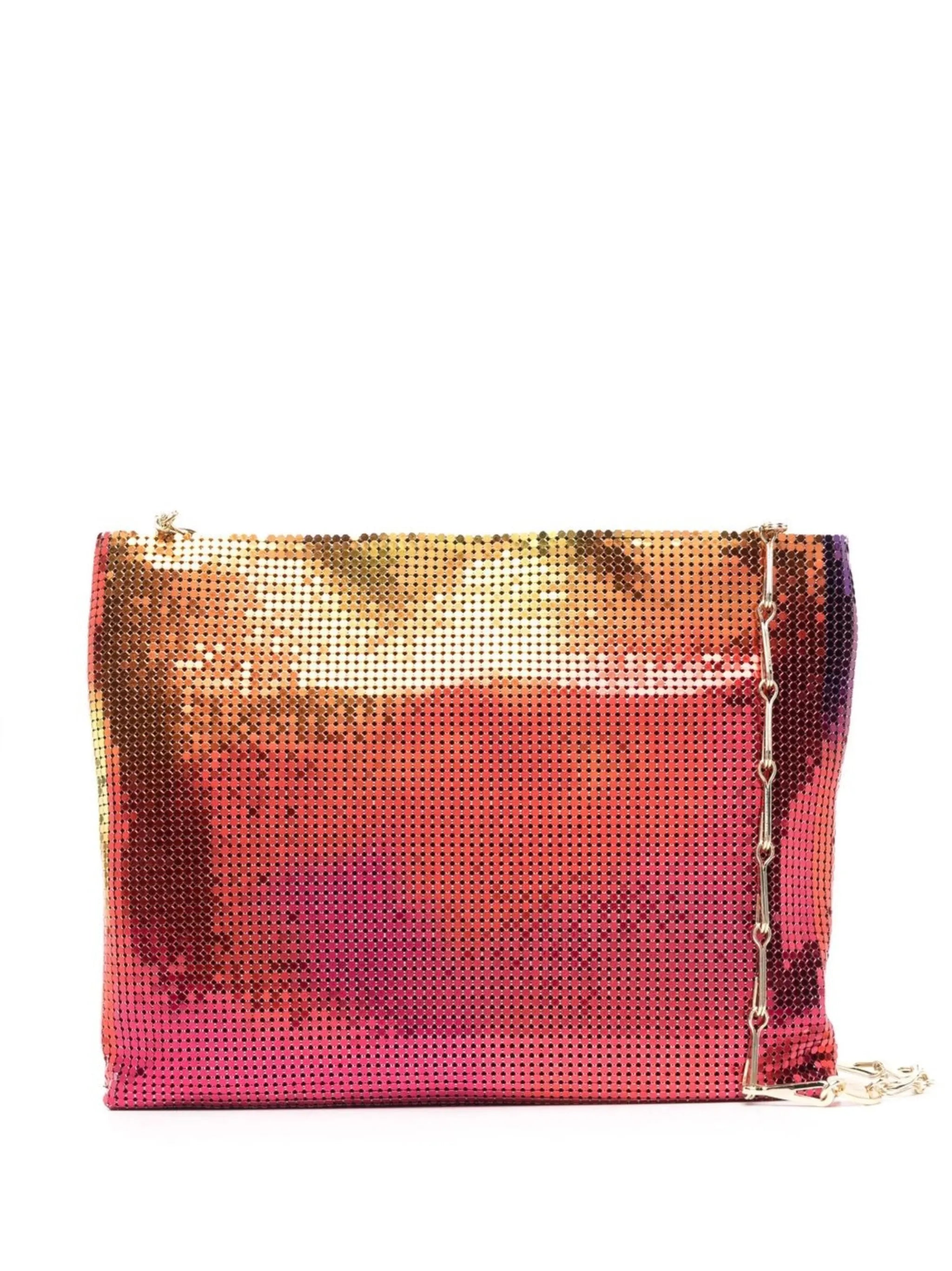 Pixel chainmail tote bag