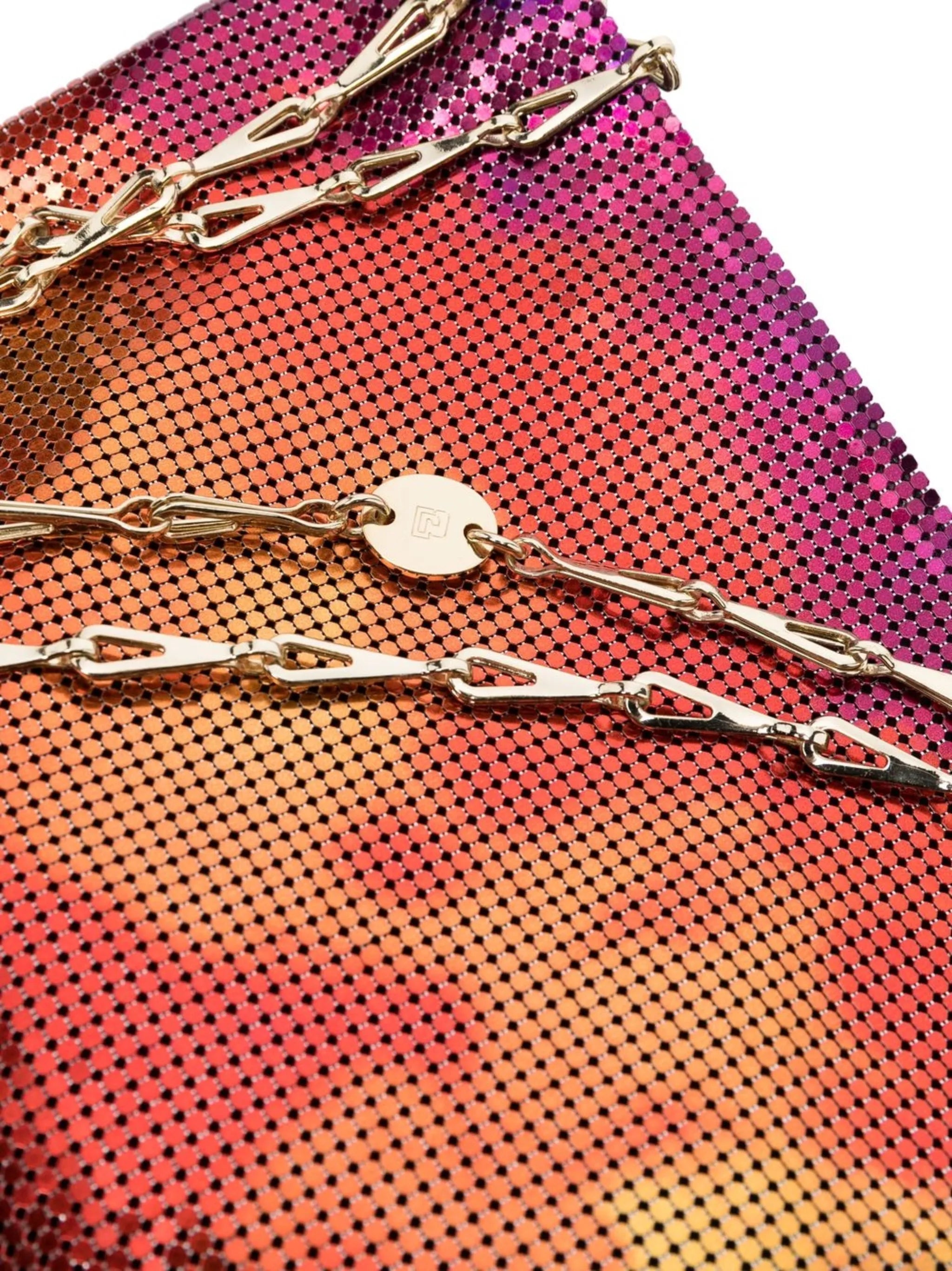 Pixel chainmail tote bag