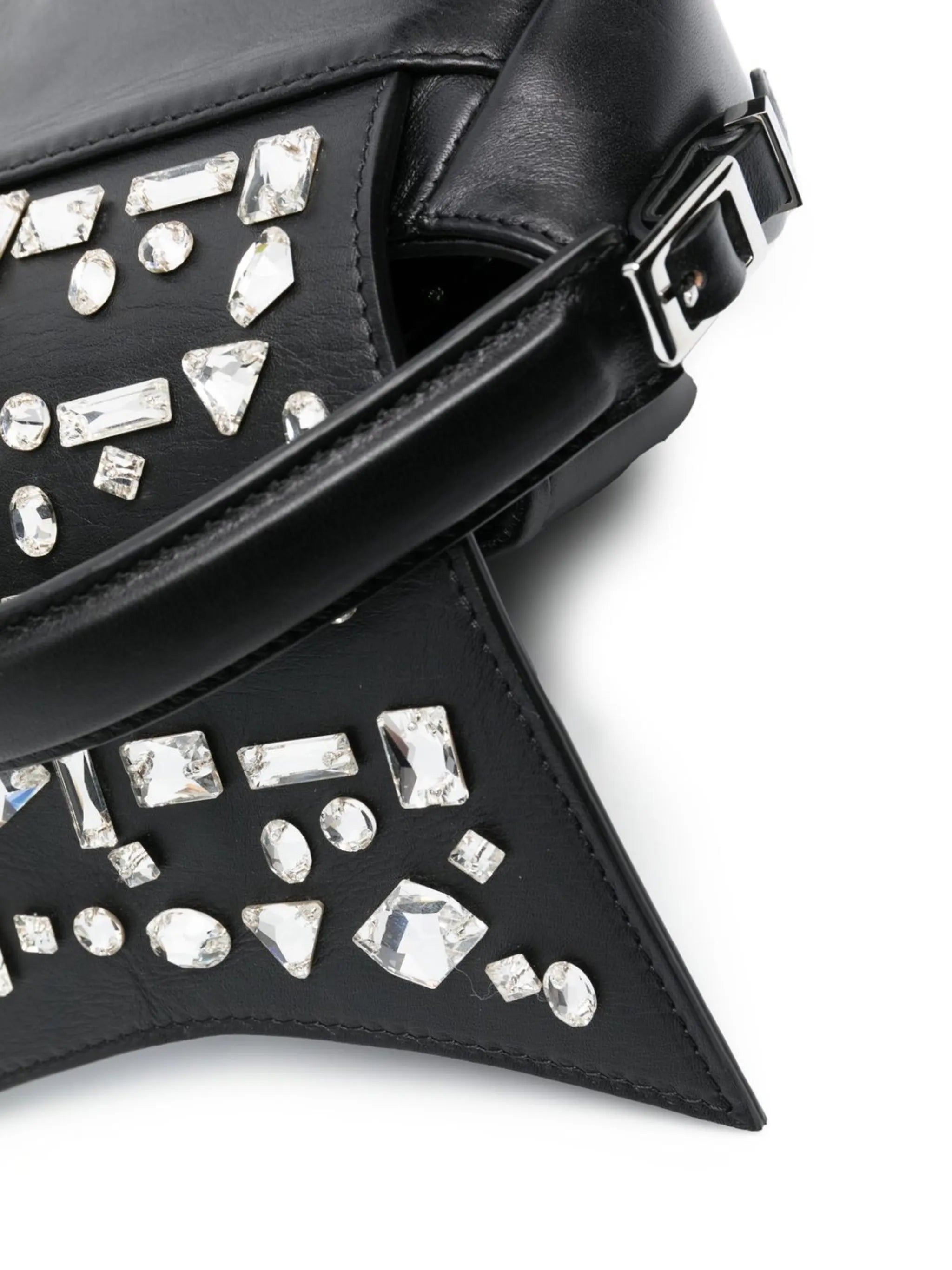 Kiks crystal-embellished minibag