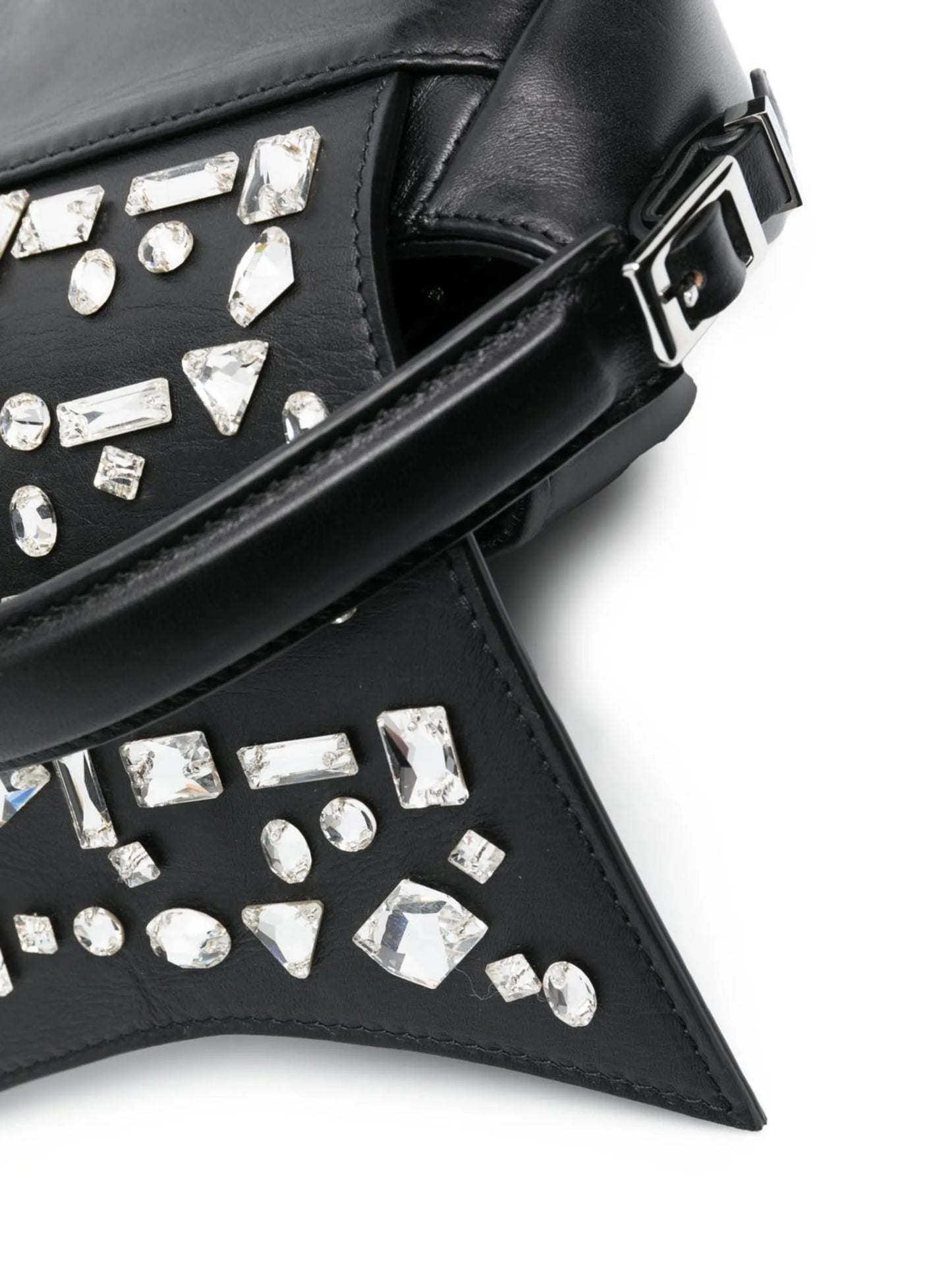 Kiks crystal-embellished minibag