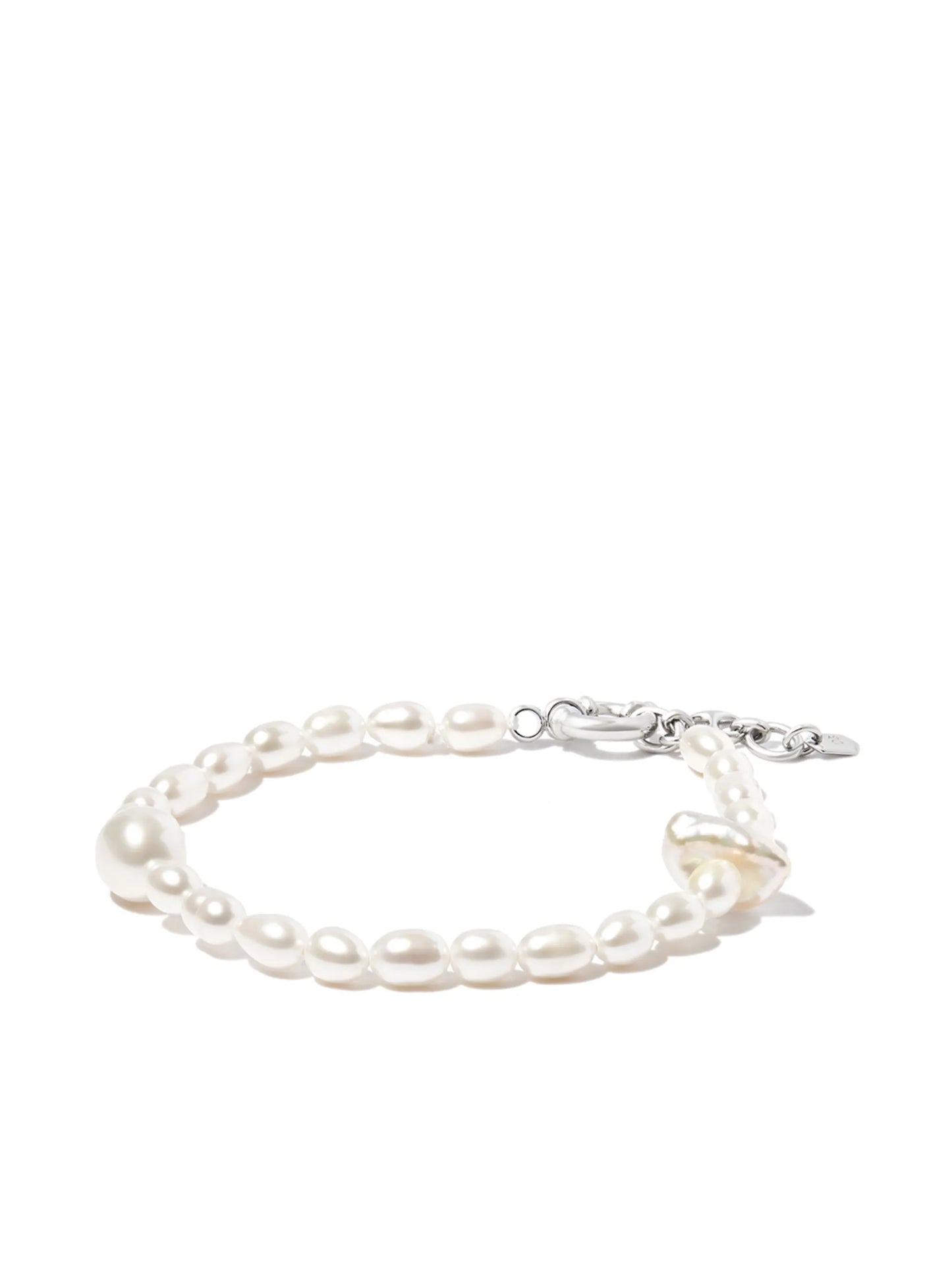 sterling silver pearl bracelet