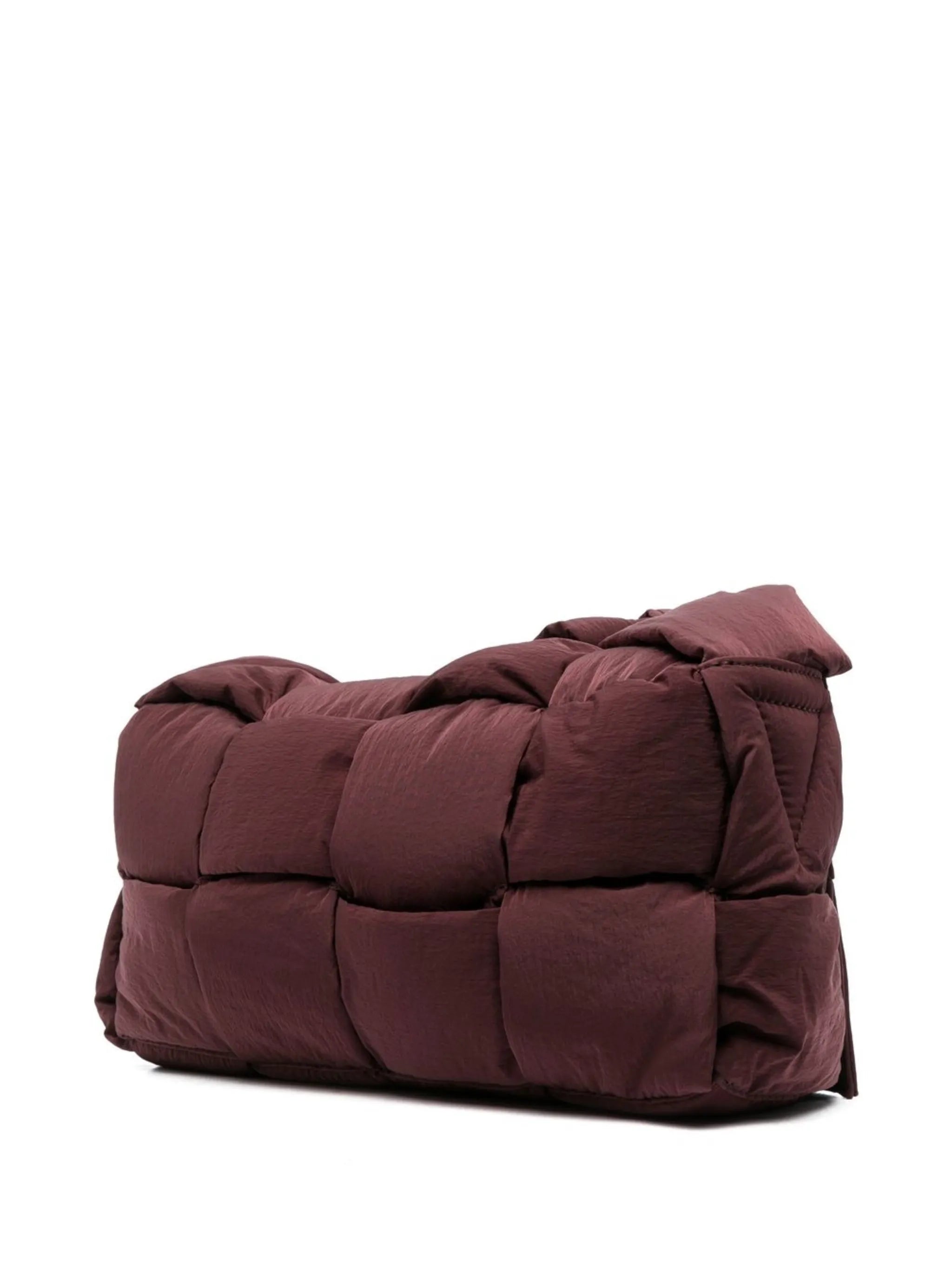 Cassette padded shoulder bag