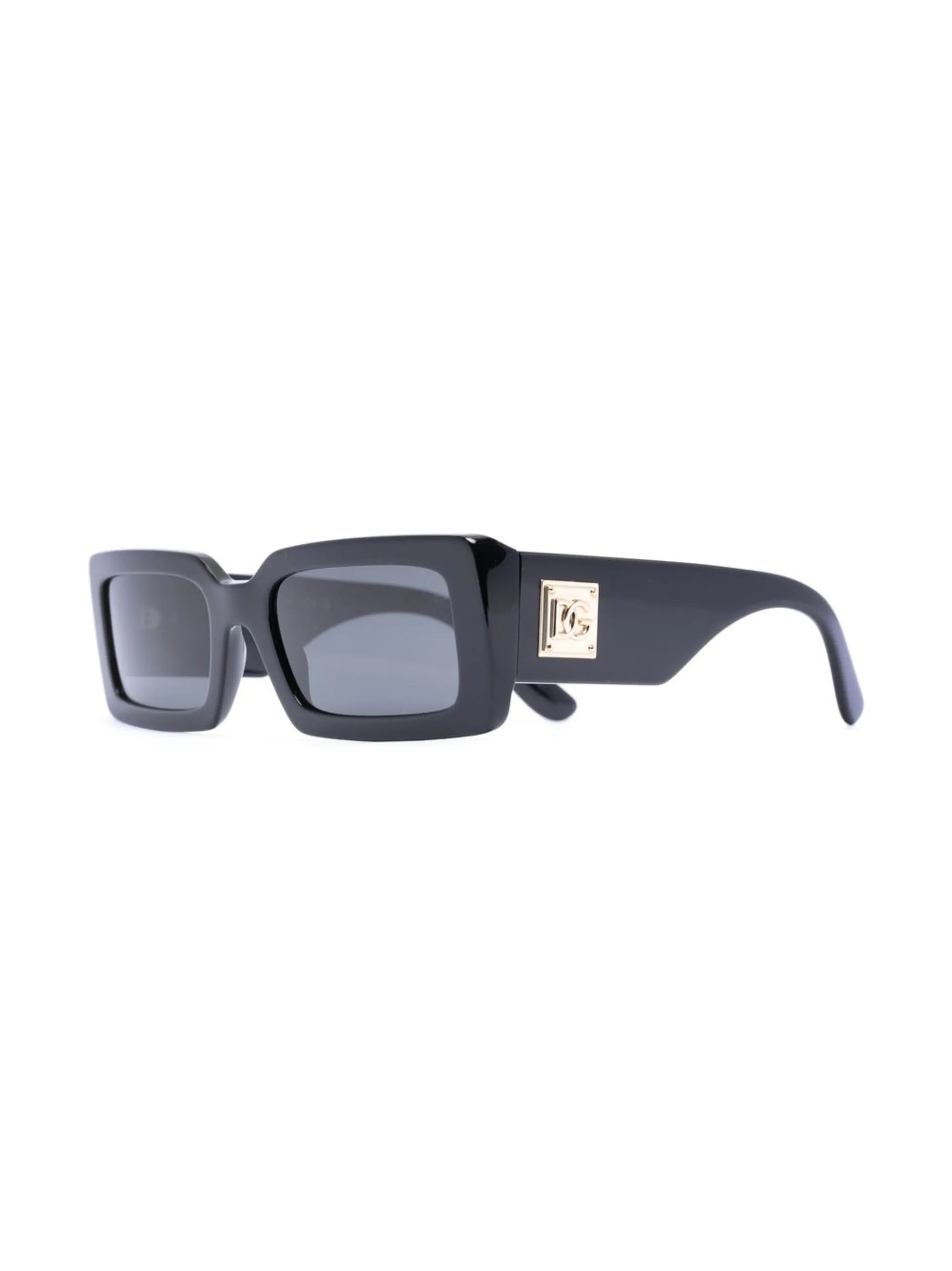 logo-square plaque sunglasses