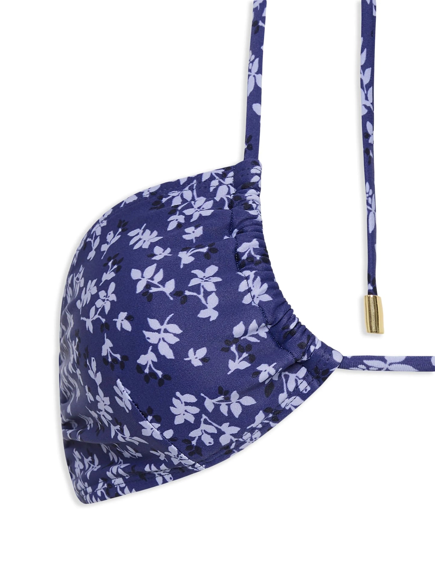 Periwinkle halterneck bikini top