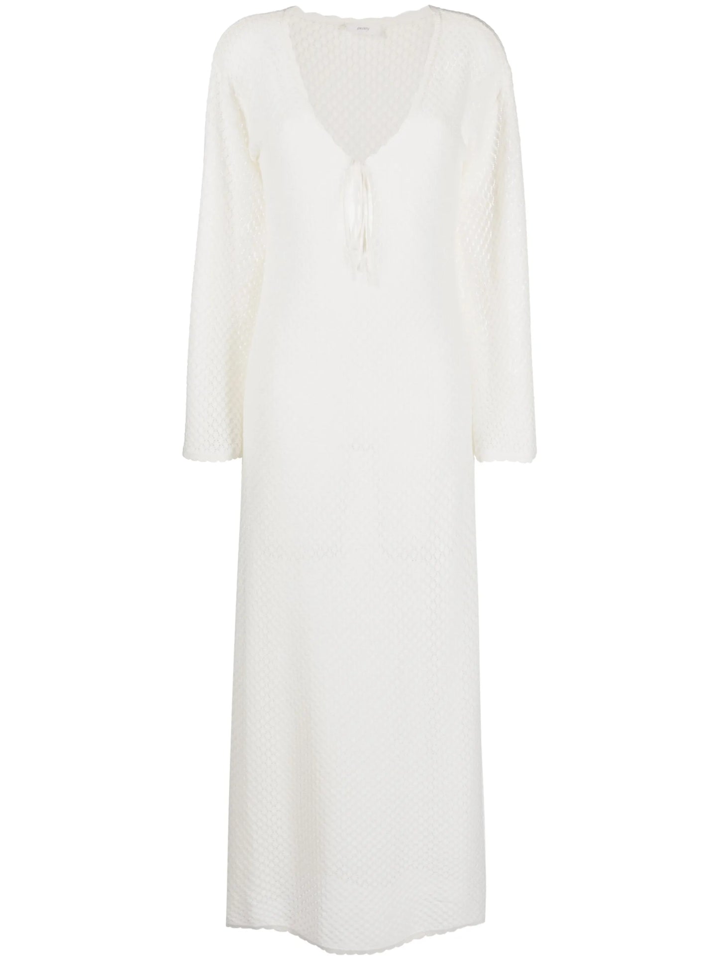 knitted long-sleeved dress