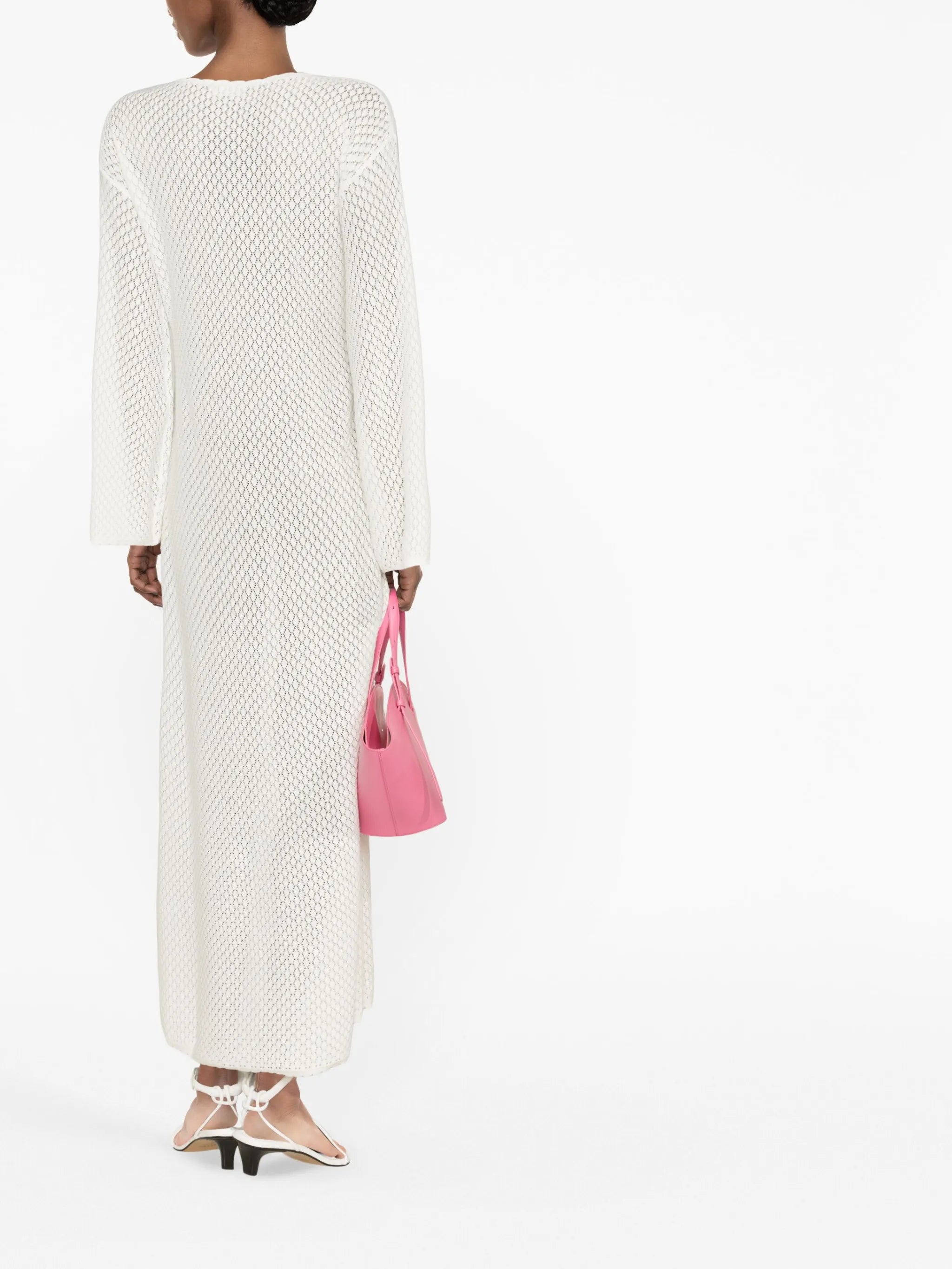 knitted long-sleeved dress
