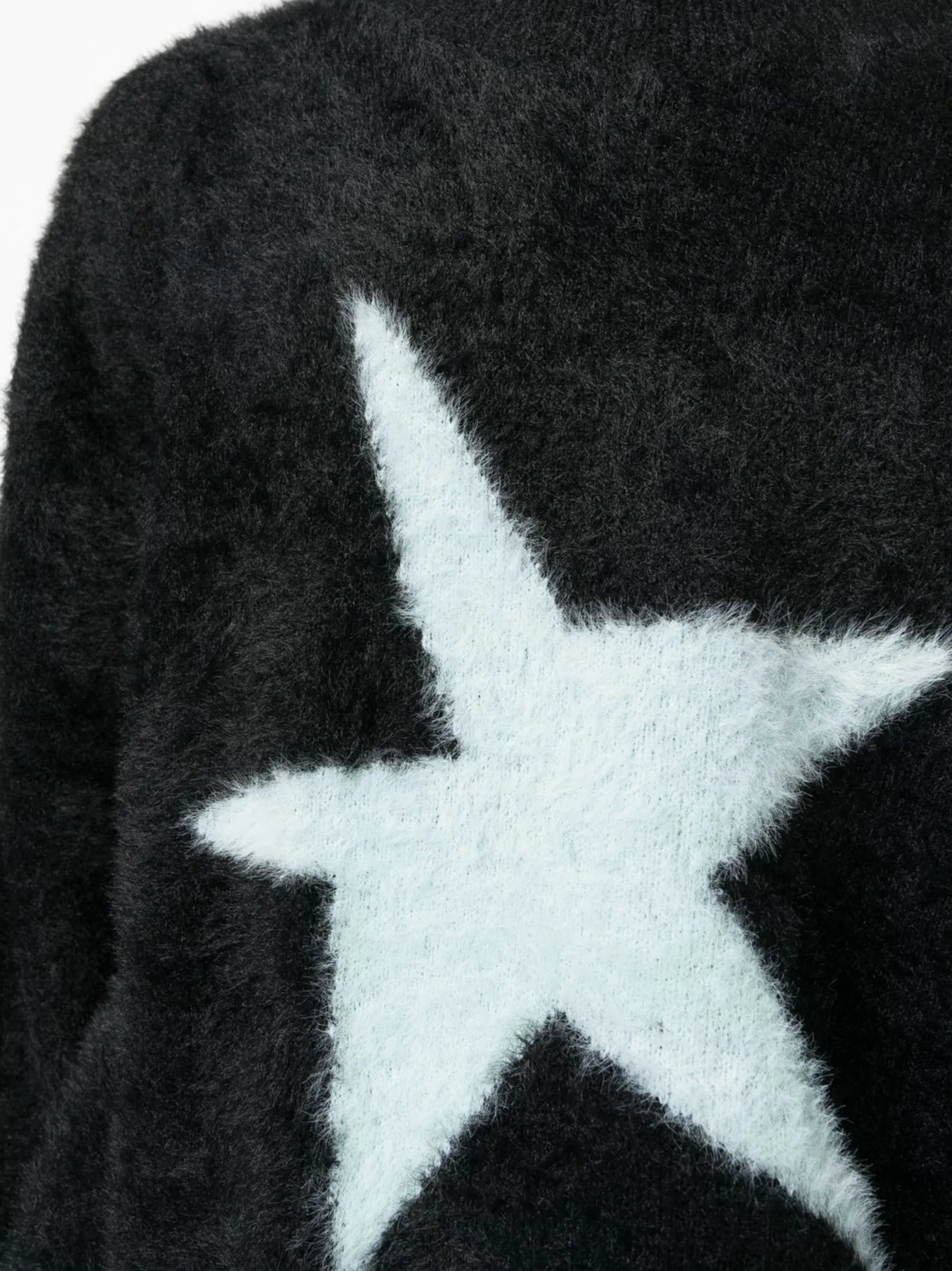 patterned intarsia-knit jumper