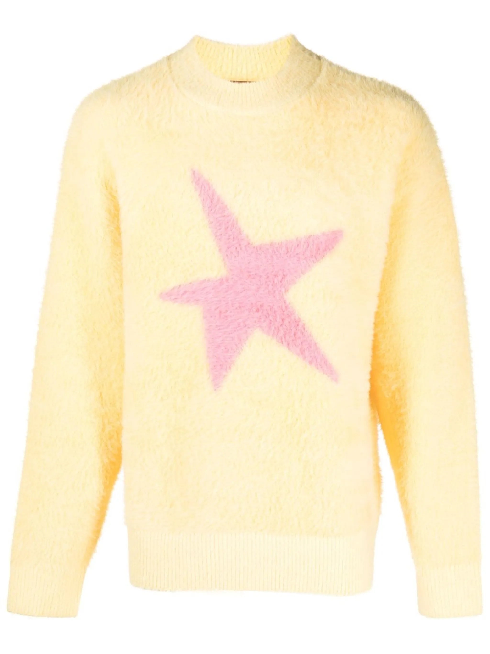star-motif brushed  jumper