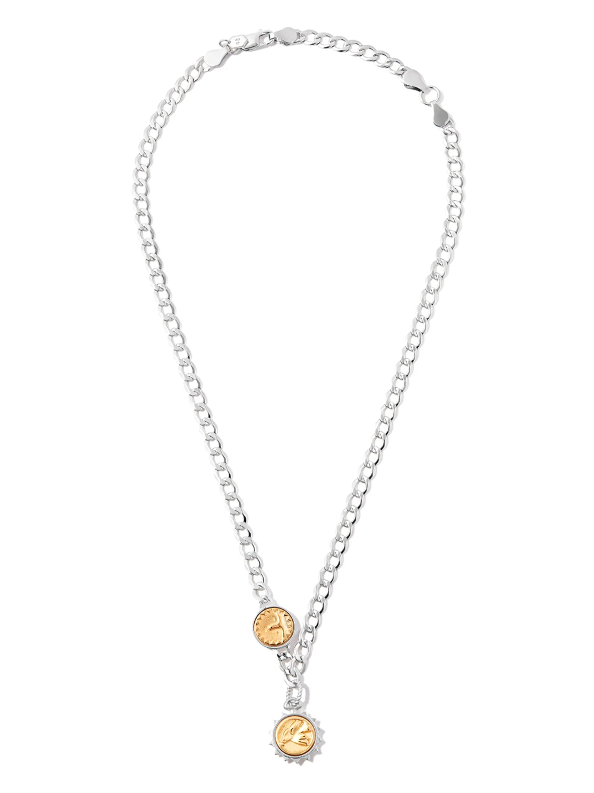 gold-plated Adriana pendant necklace