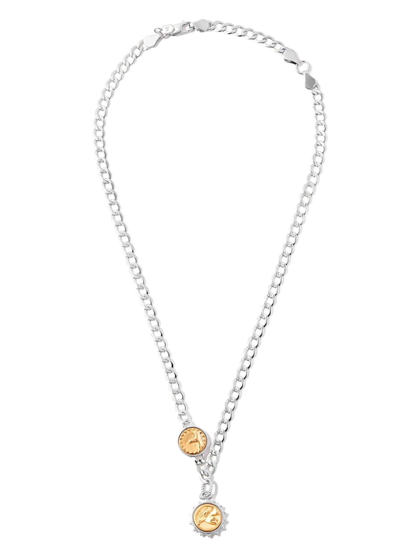 gold-plated Adriana pendant necklace