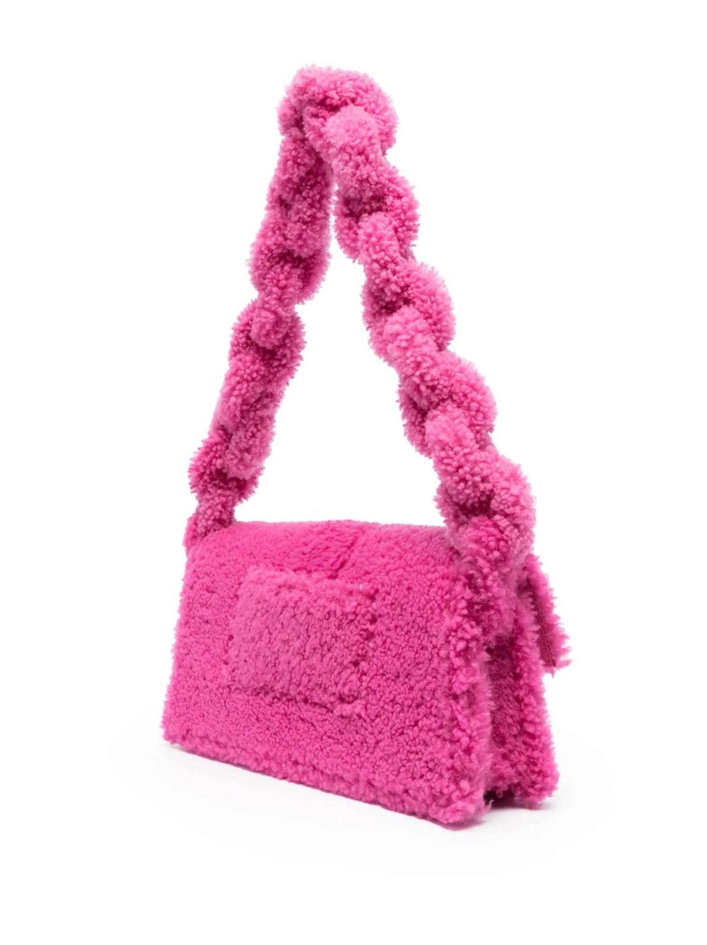 Le Bambidou shearling shoulder bag