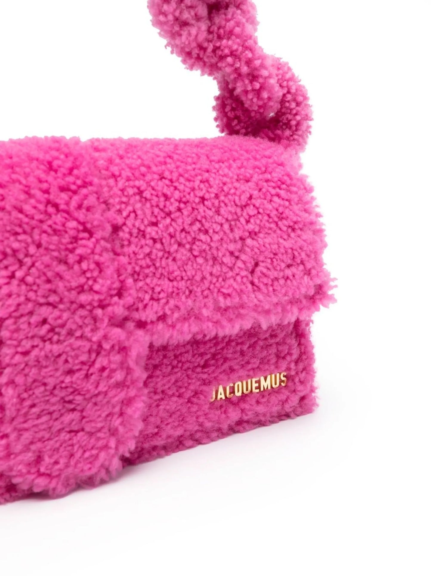 Le Bambidou shearling shoulder bag