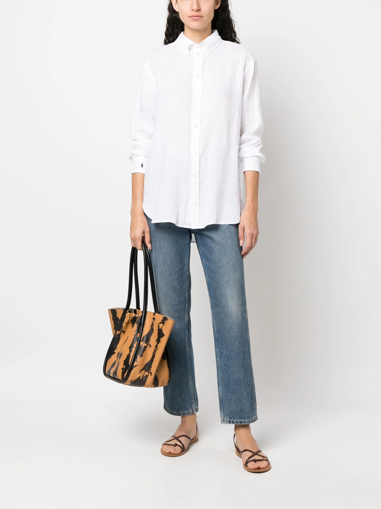 long-sleeve linen shirt