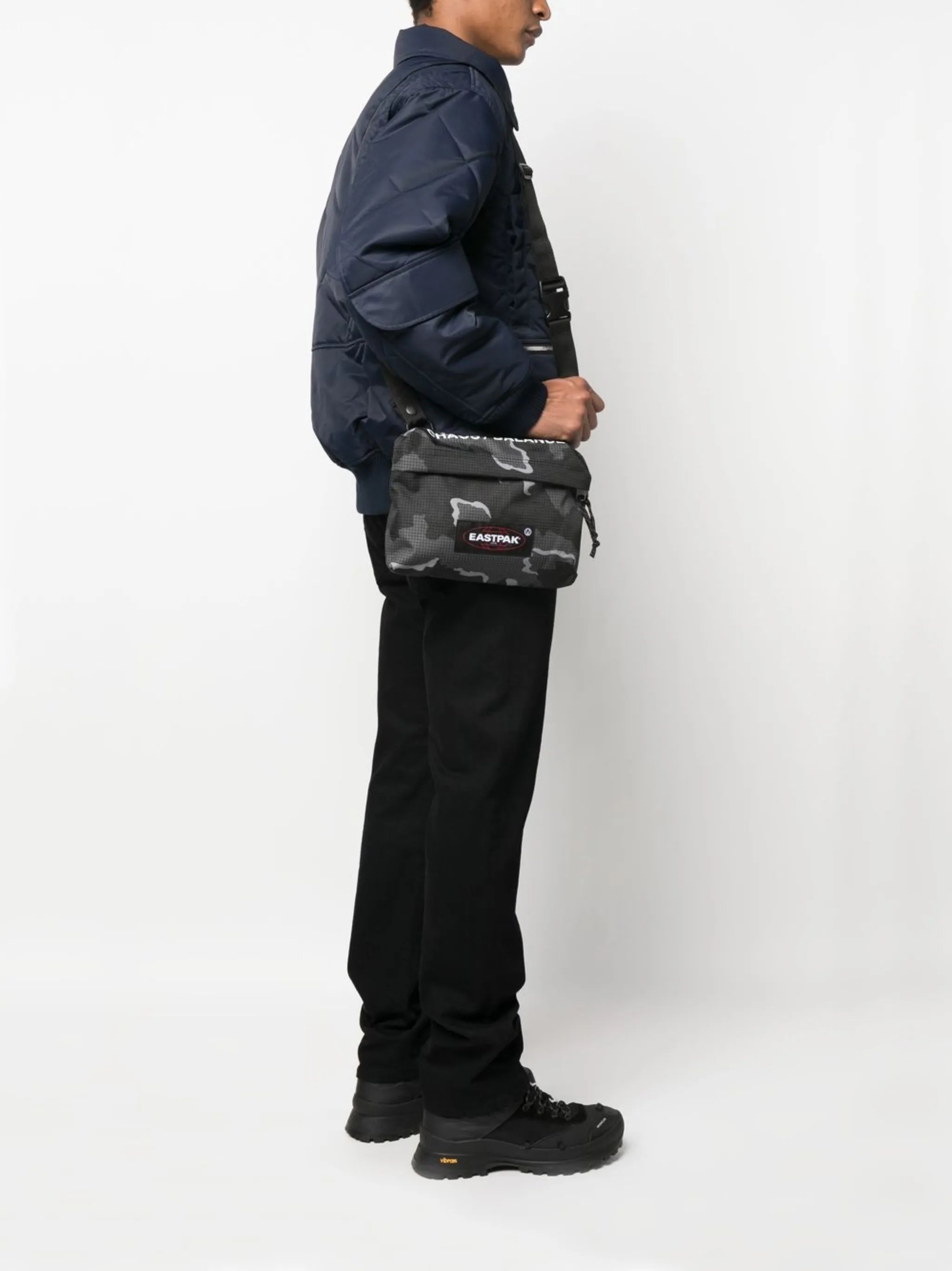 logo-patch shoulder bag