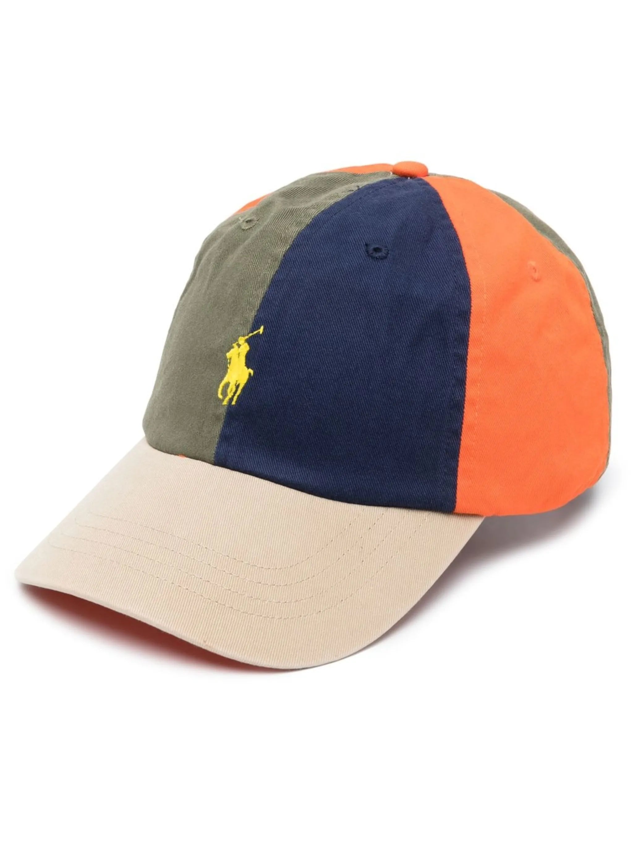colour-block baseball hat