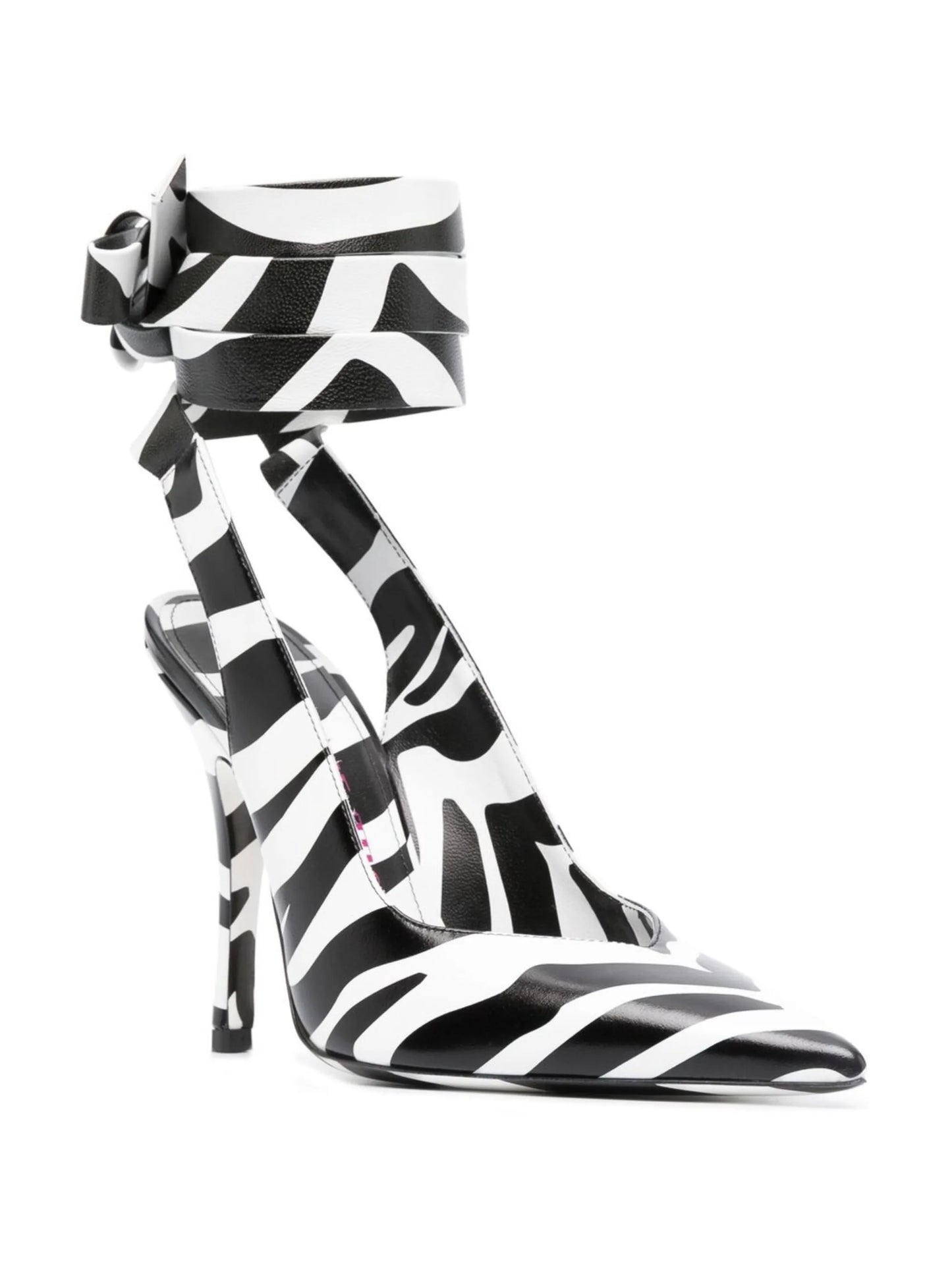 Venus 105mm zebra-print pumps