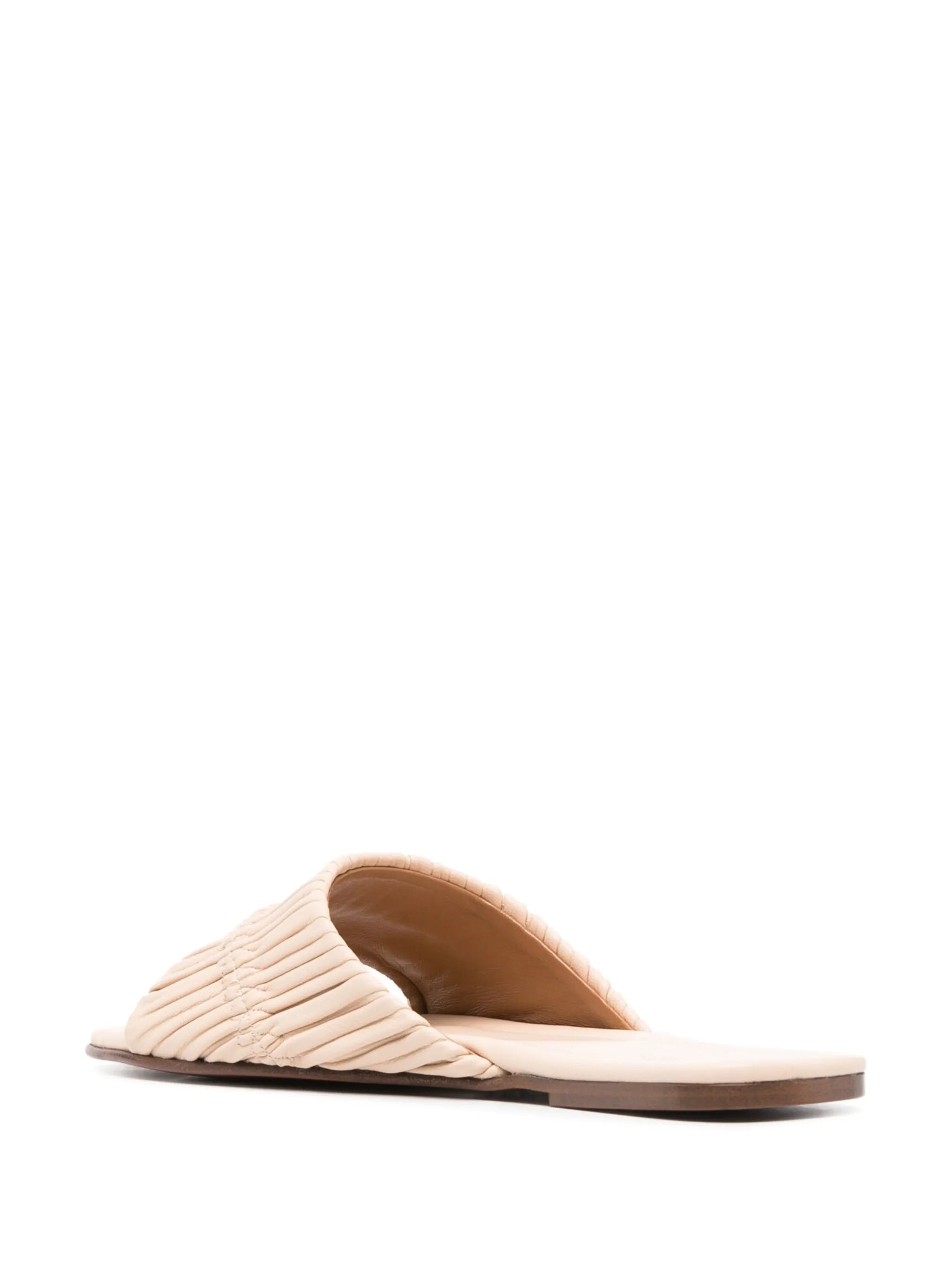 Casoria plissé leather sandals