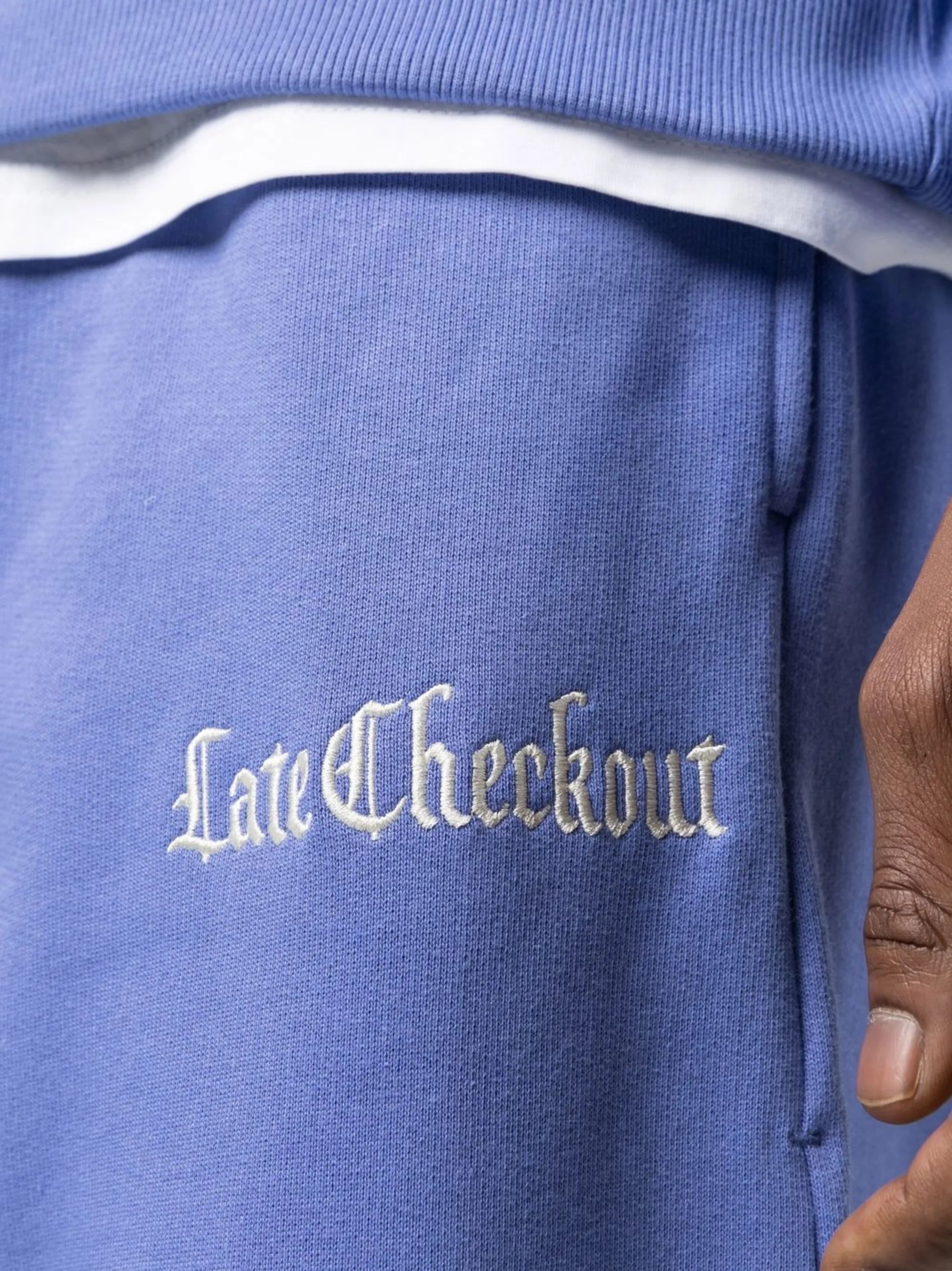 embroidered logo jersey track-pant