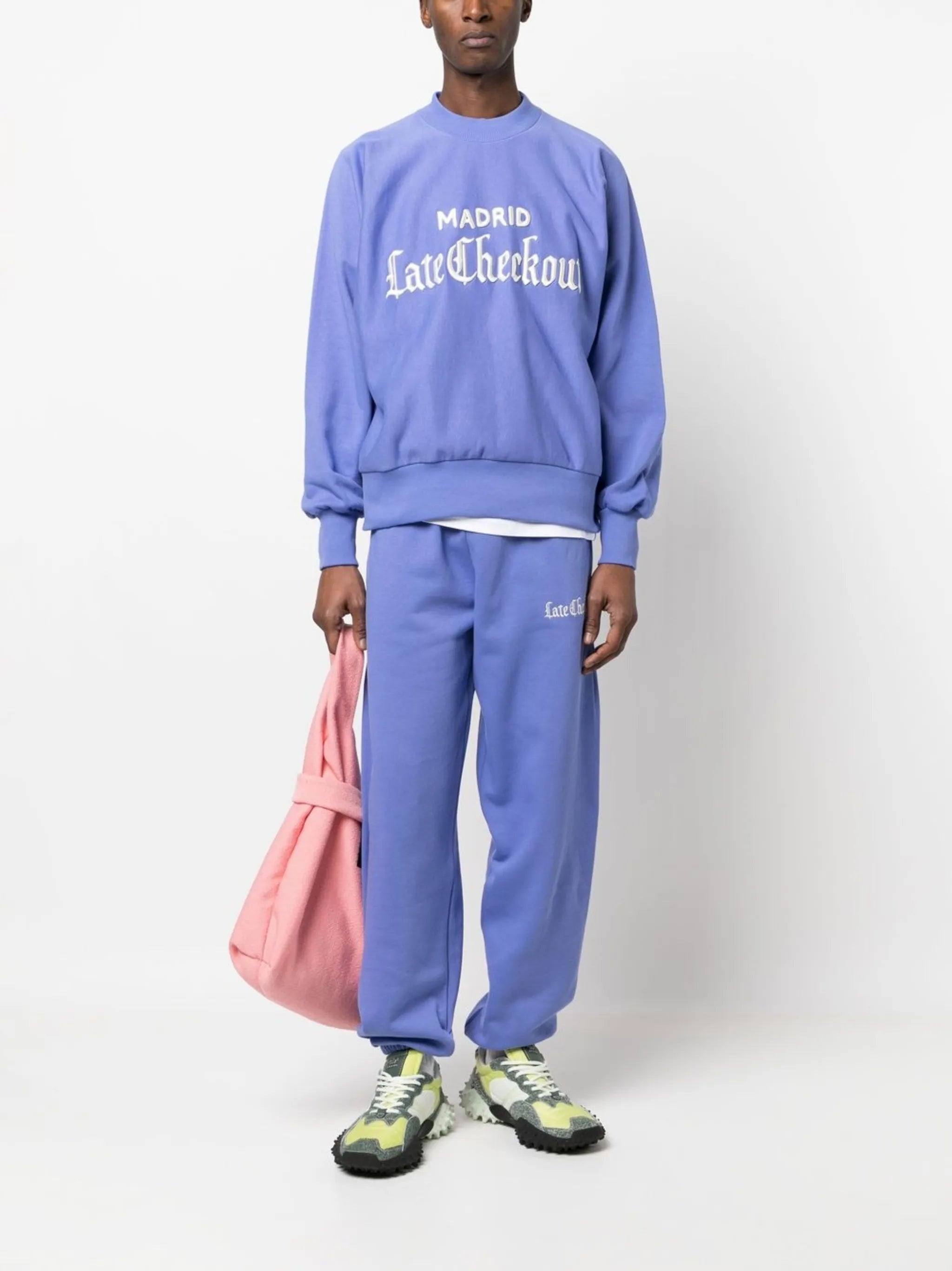 embroidered logo jersey track-pant
