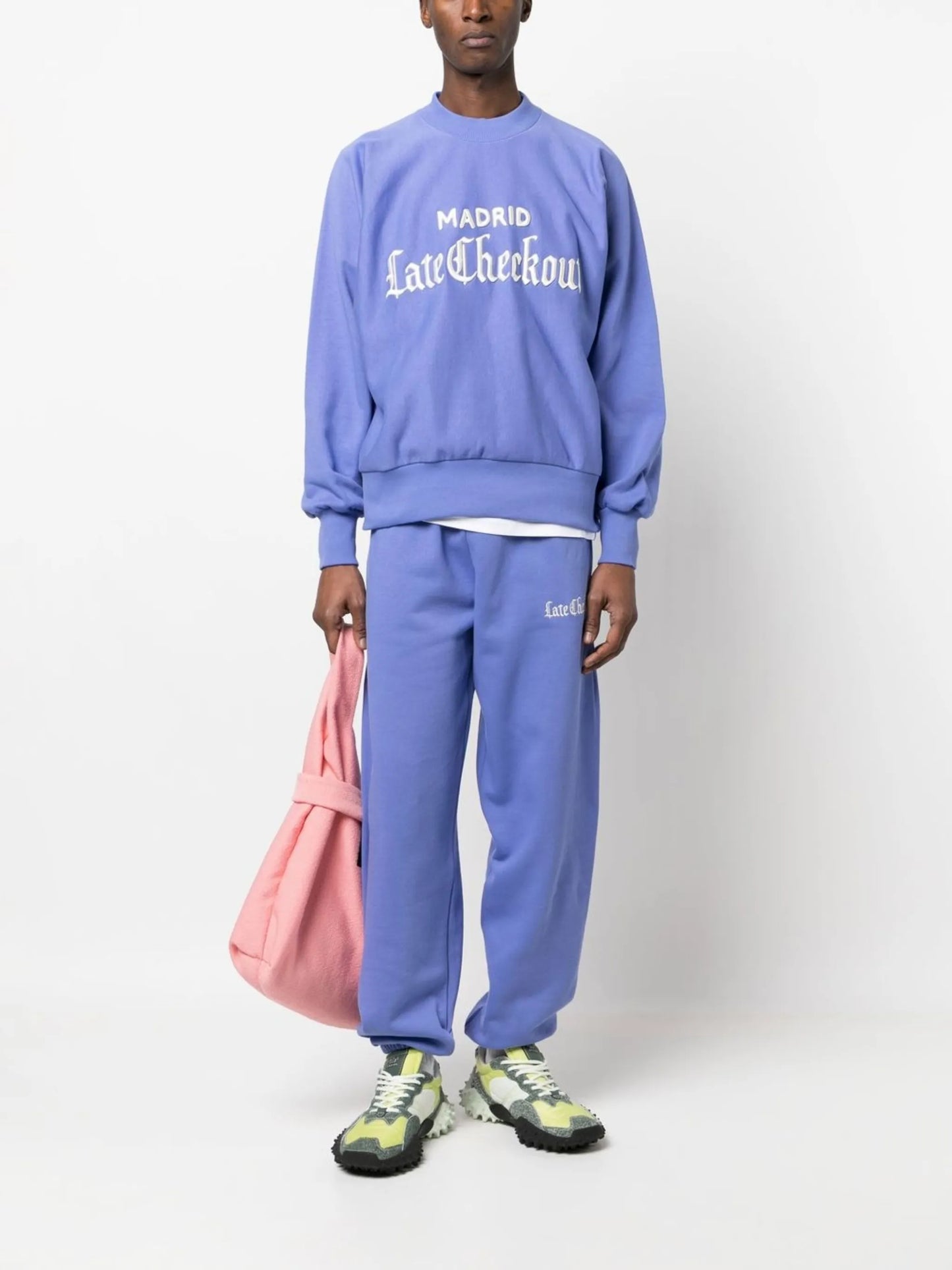 embroidered logo jersey track-pant