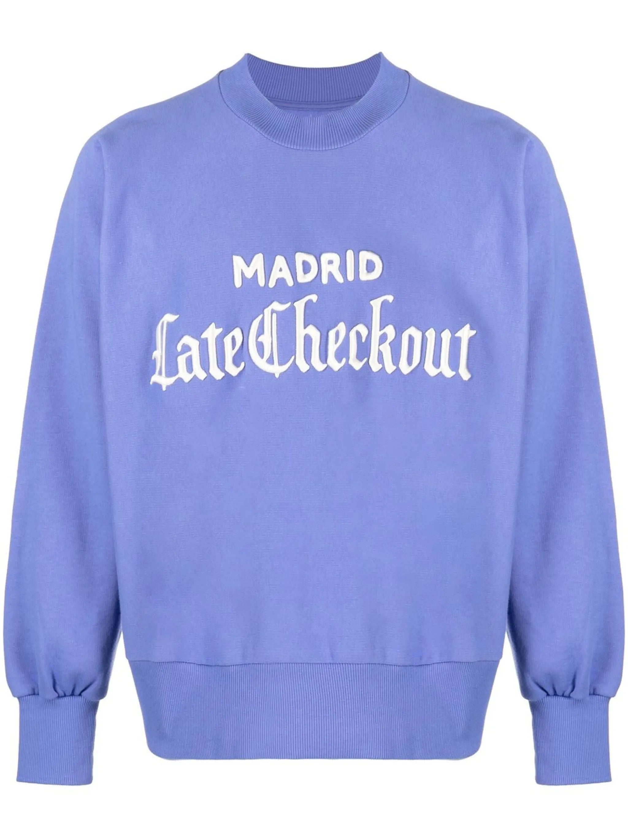 embroidered logo crew-neck sweatshirt
