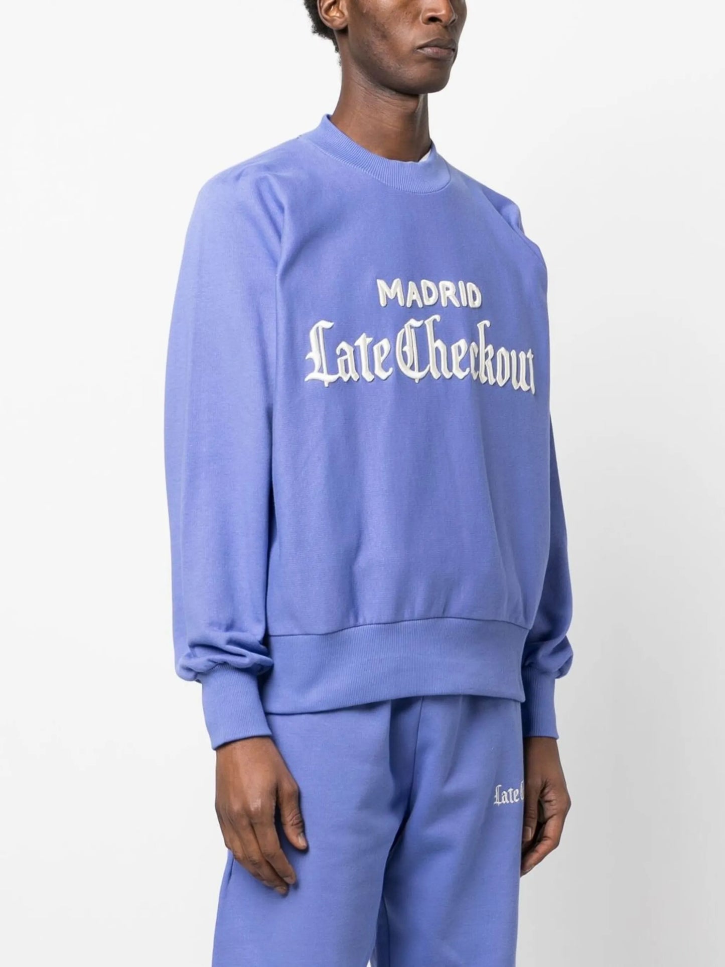 embroidered logo crew-neck sweatshirt