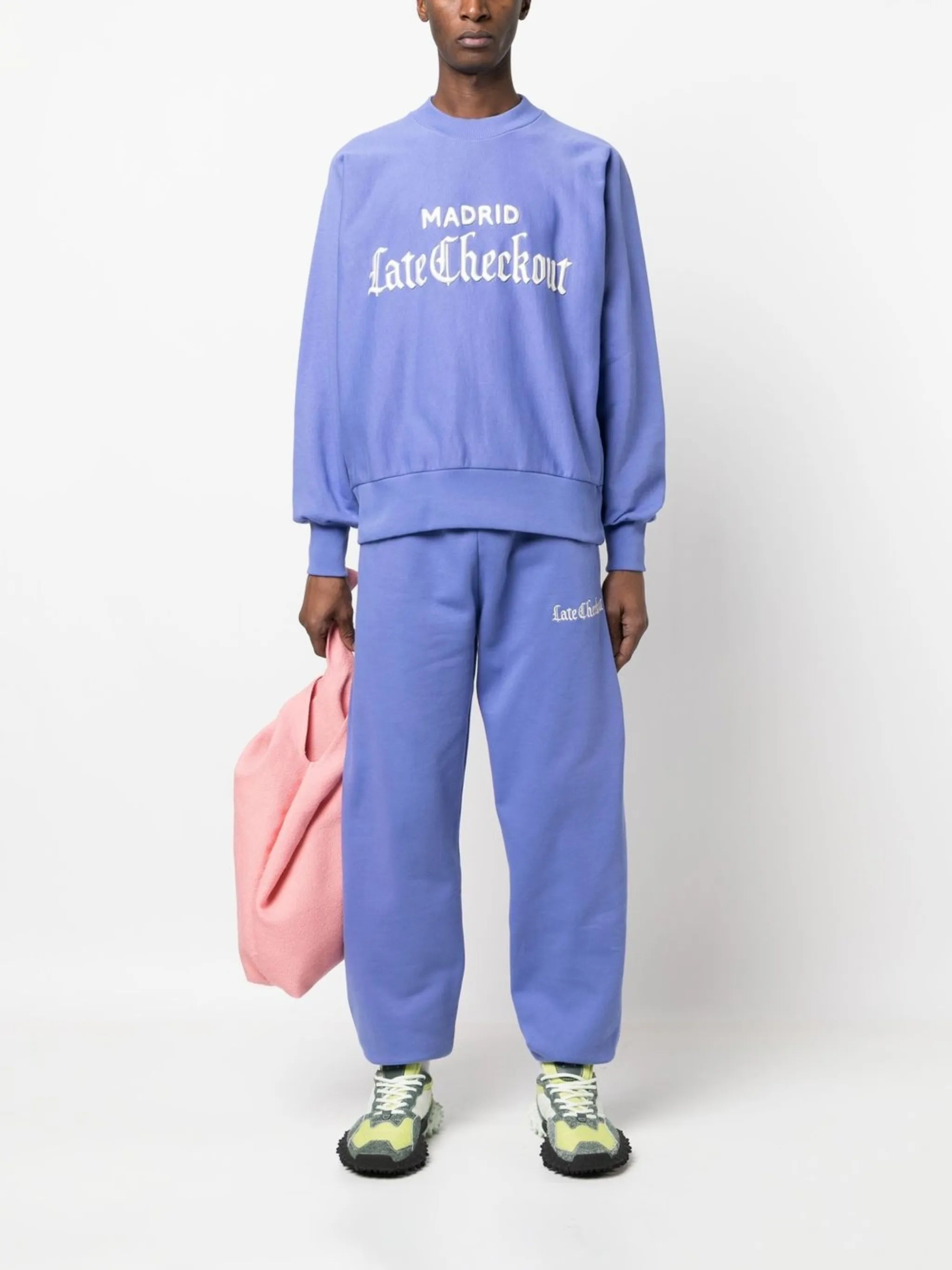 embroidered logo crew-neck sweatshirt