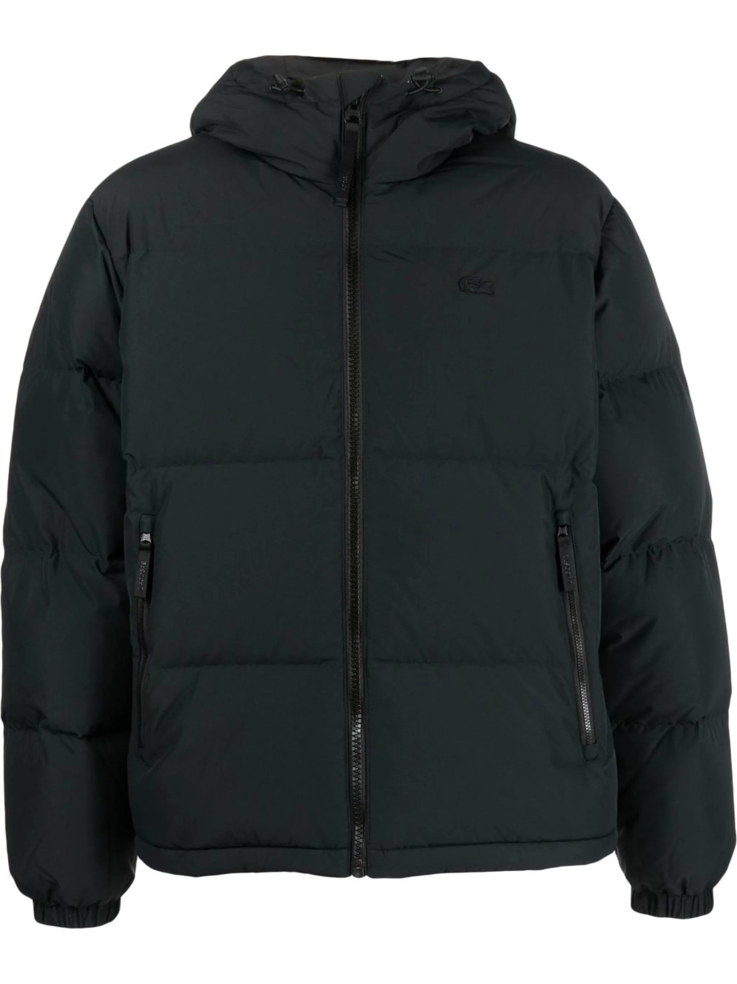 zip-fastening padded jacket