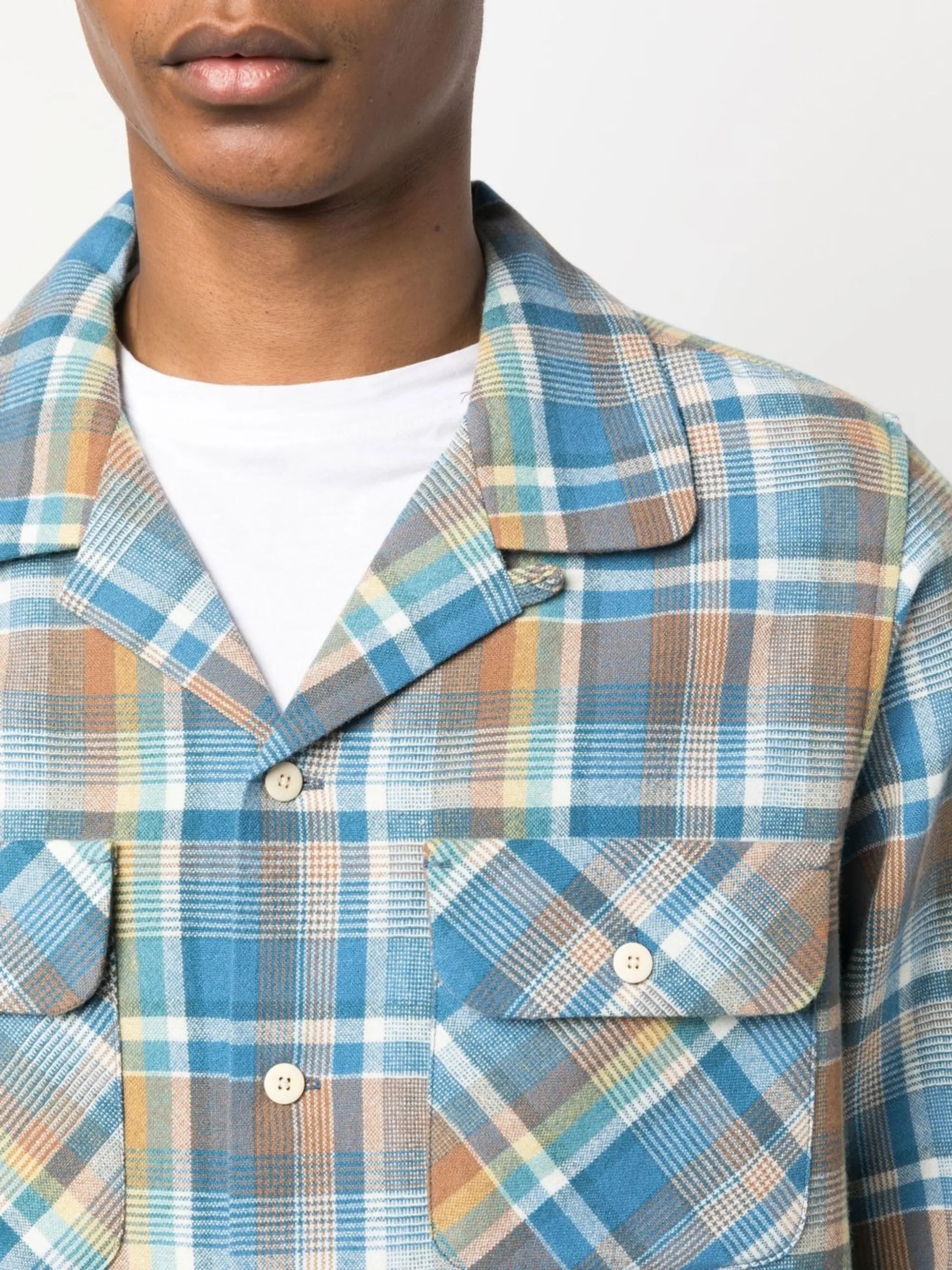 Boomer check-print shirt