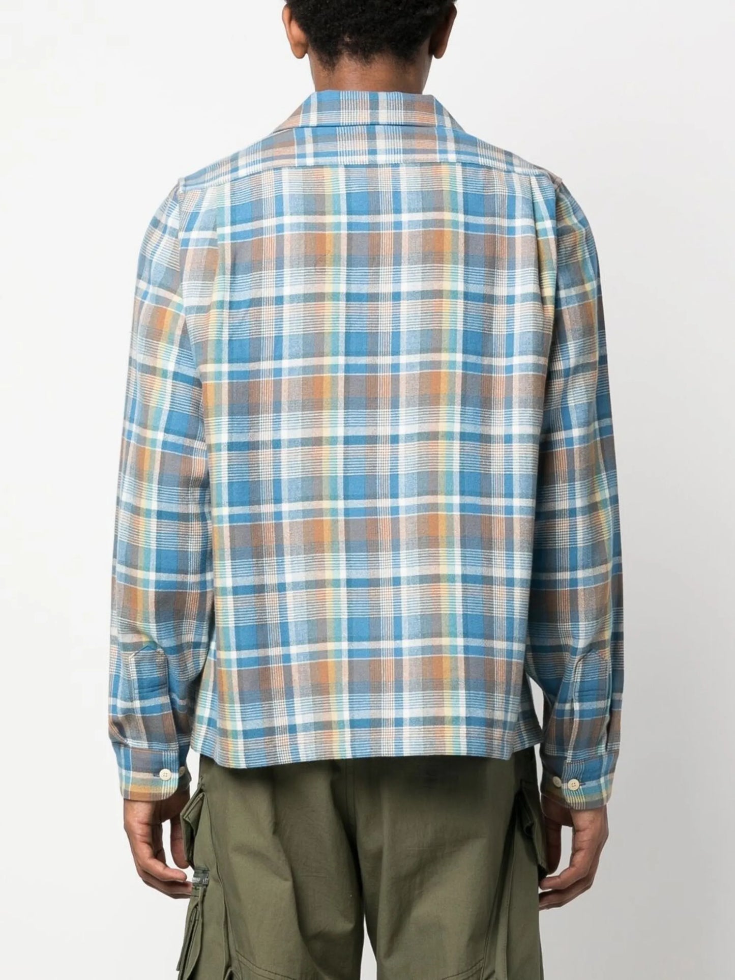 Boomer check-print shirt