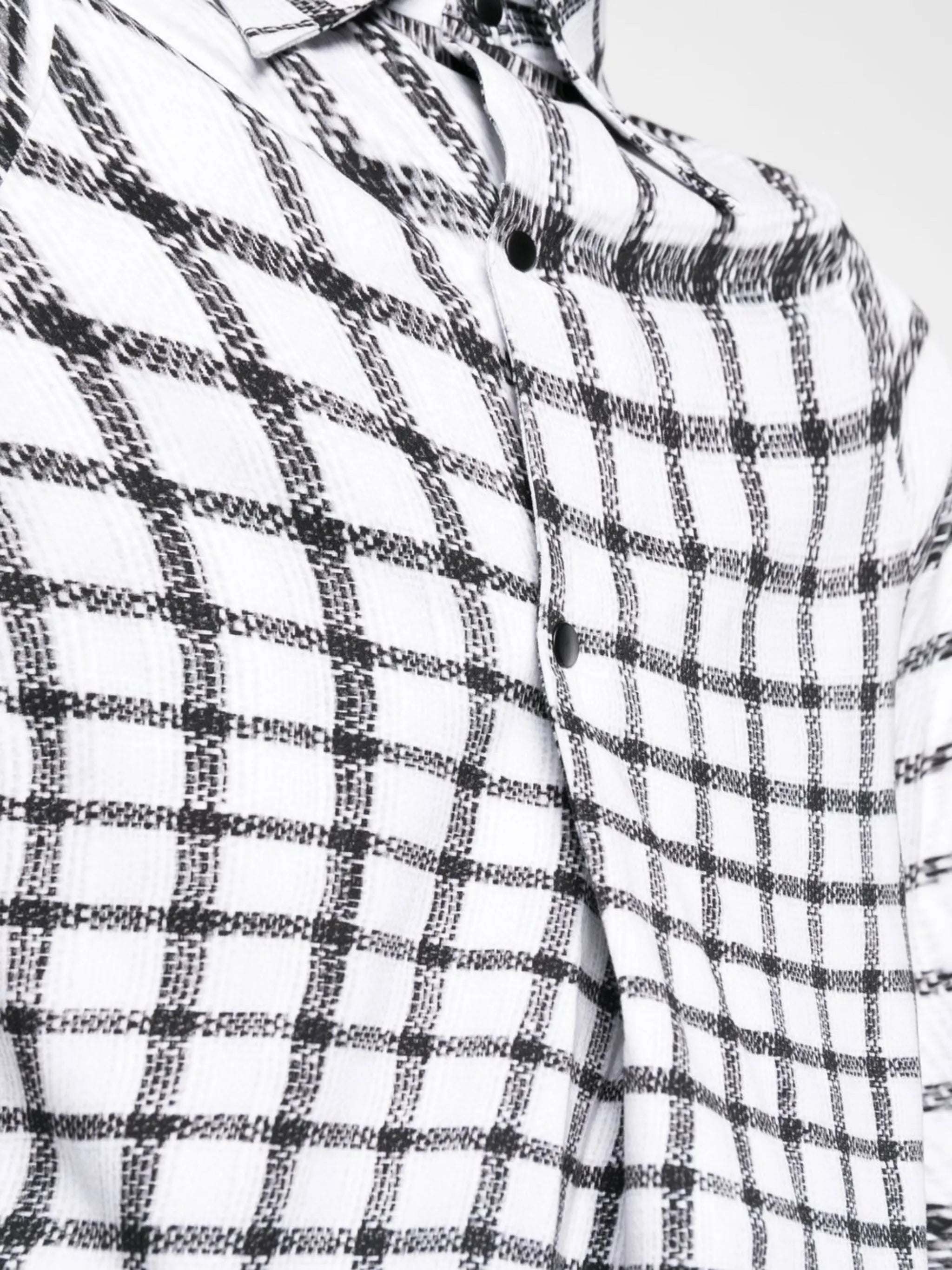 Rowdy grid-print shirt