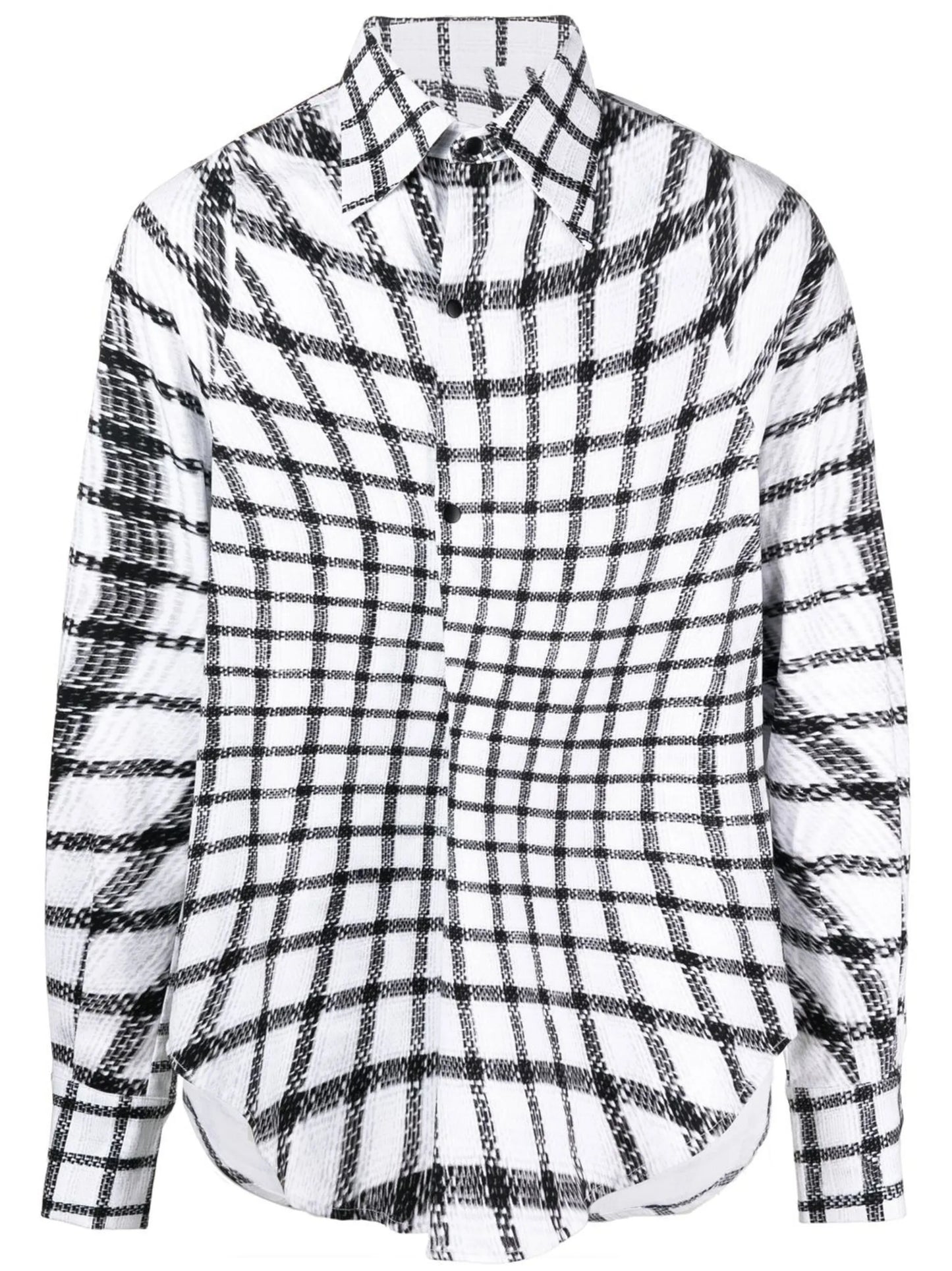 Rowdy grid-print shirt