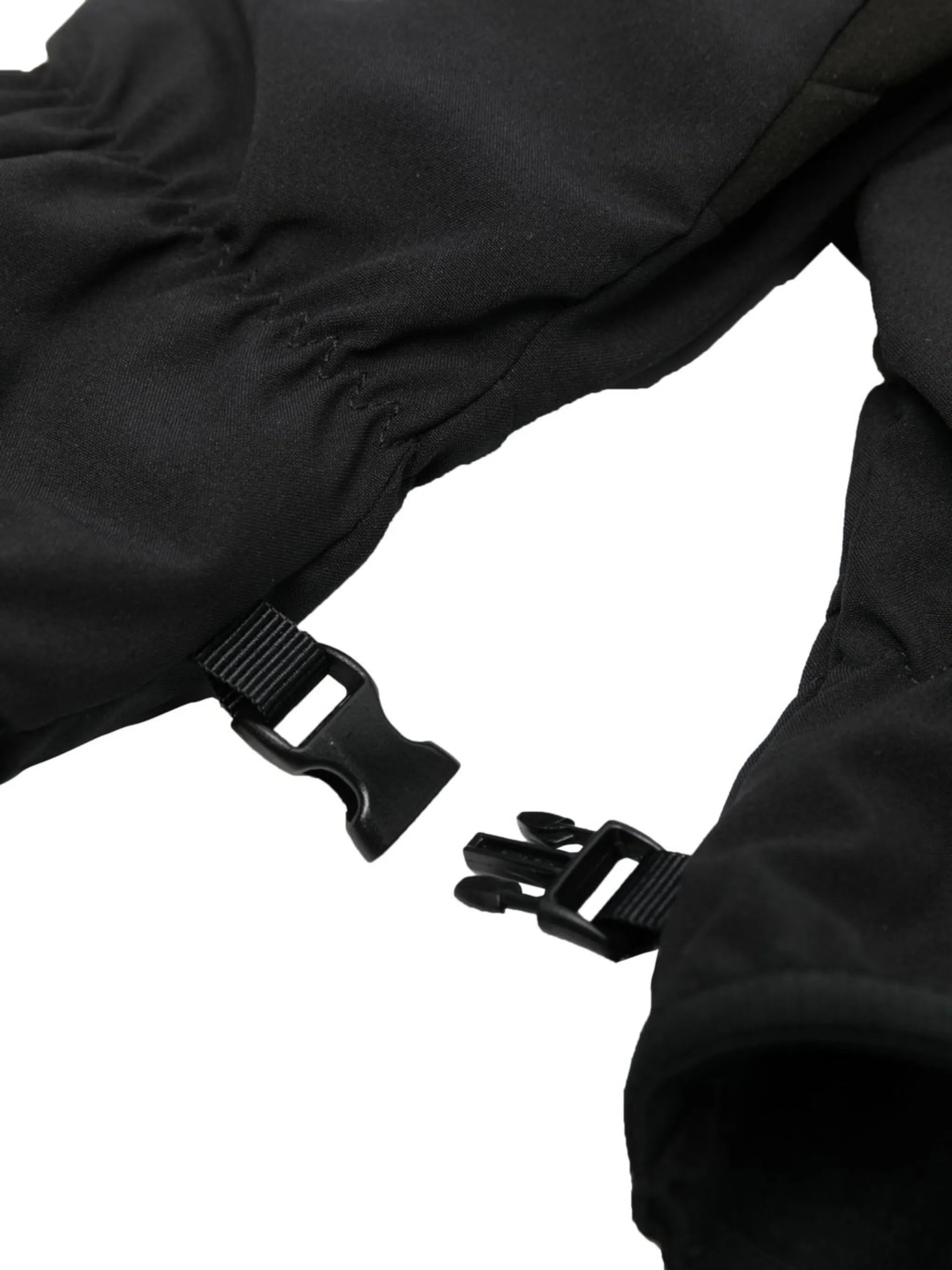 logo-embroidered gloves