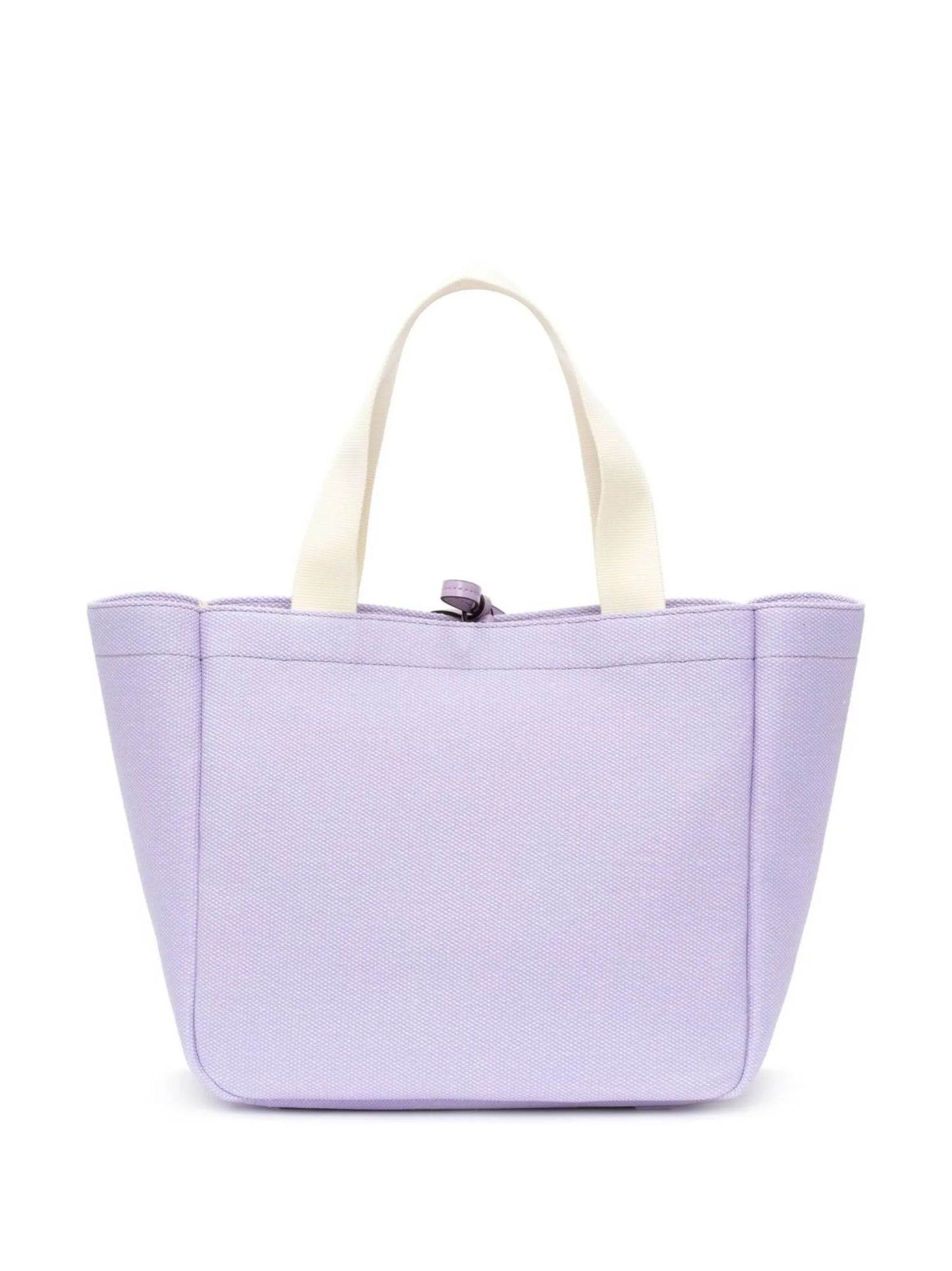 logo-patch canvas tote bag