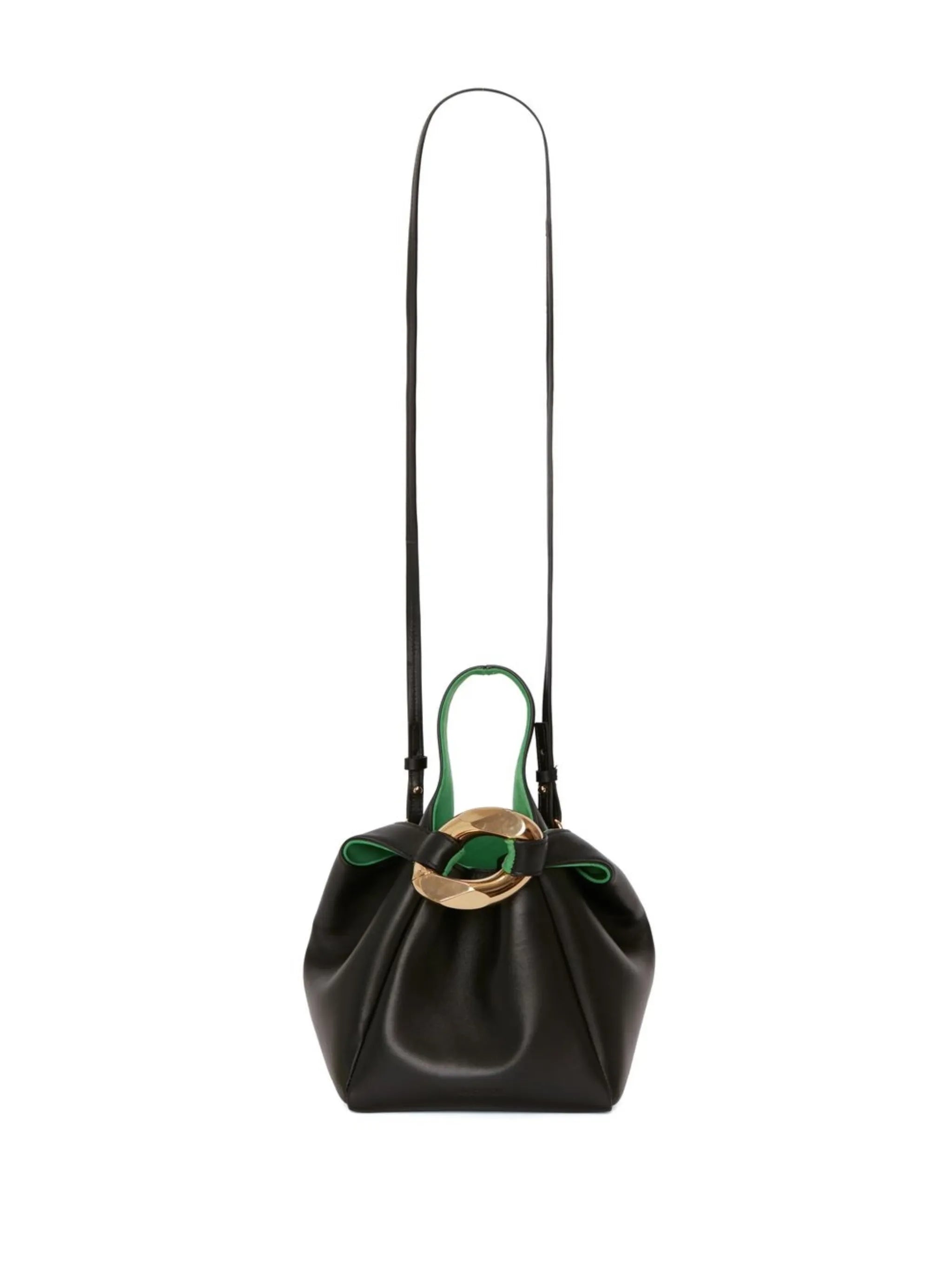 Black Pochette Satchel Bag